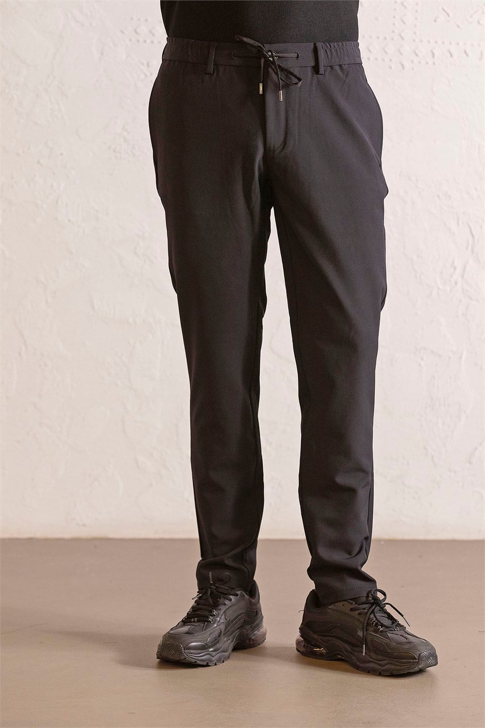 Beli Bağcıklı Jogger Erkek Pantolon
