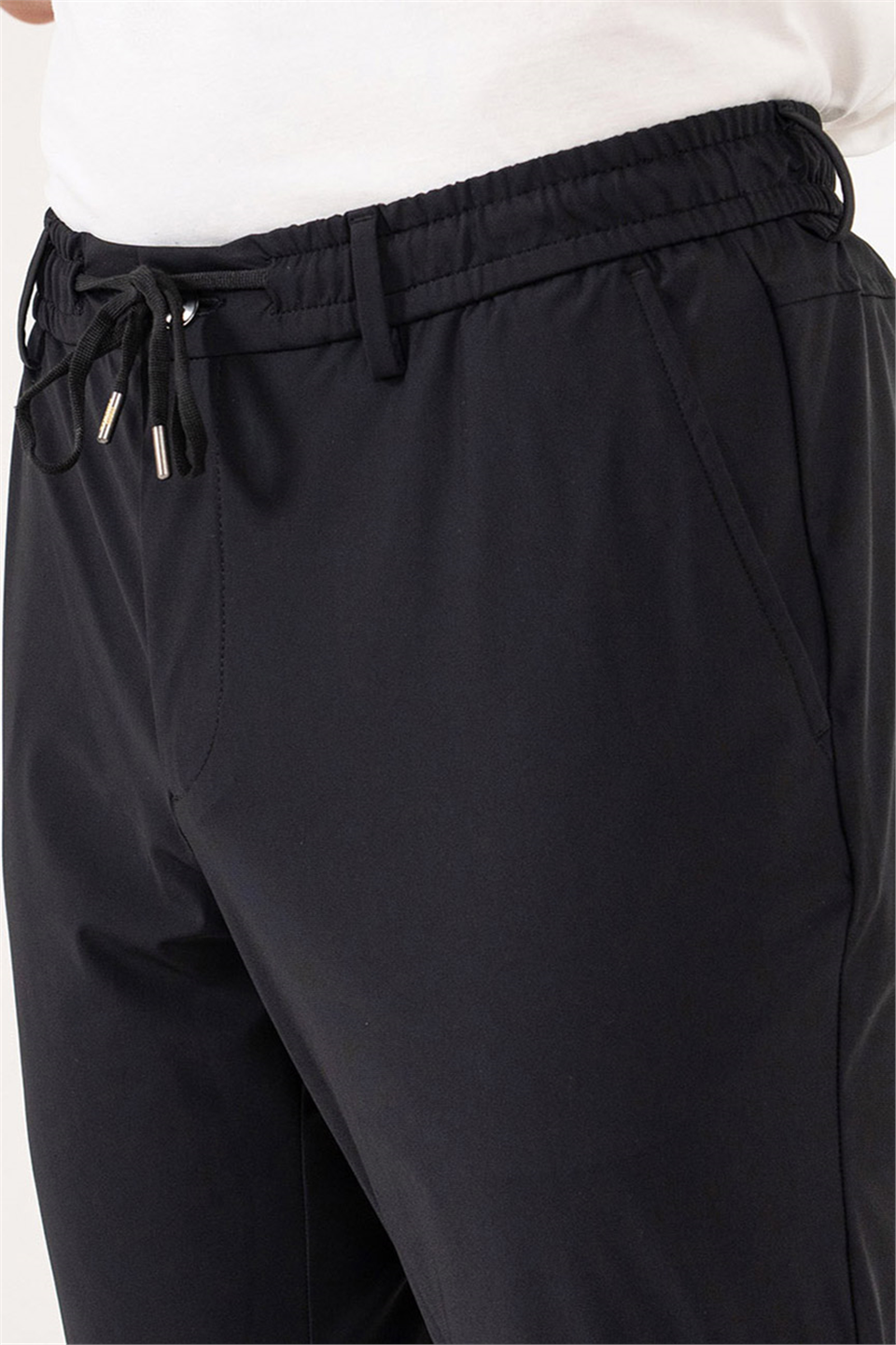 Beli Lastikli Arka Cebi Gizli Fermuarlı Jogger Erkek Pantolon