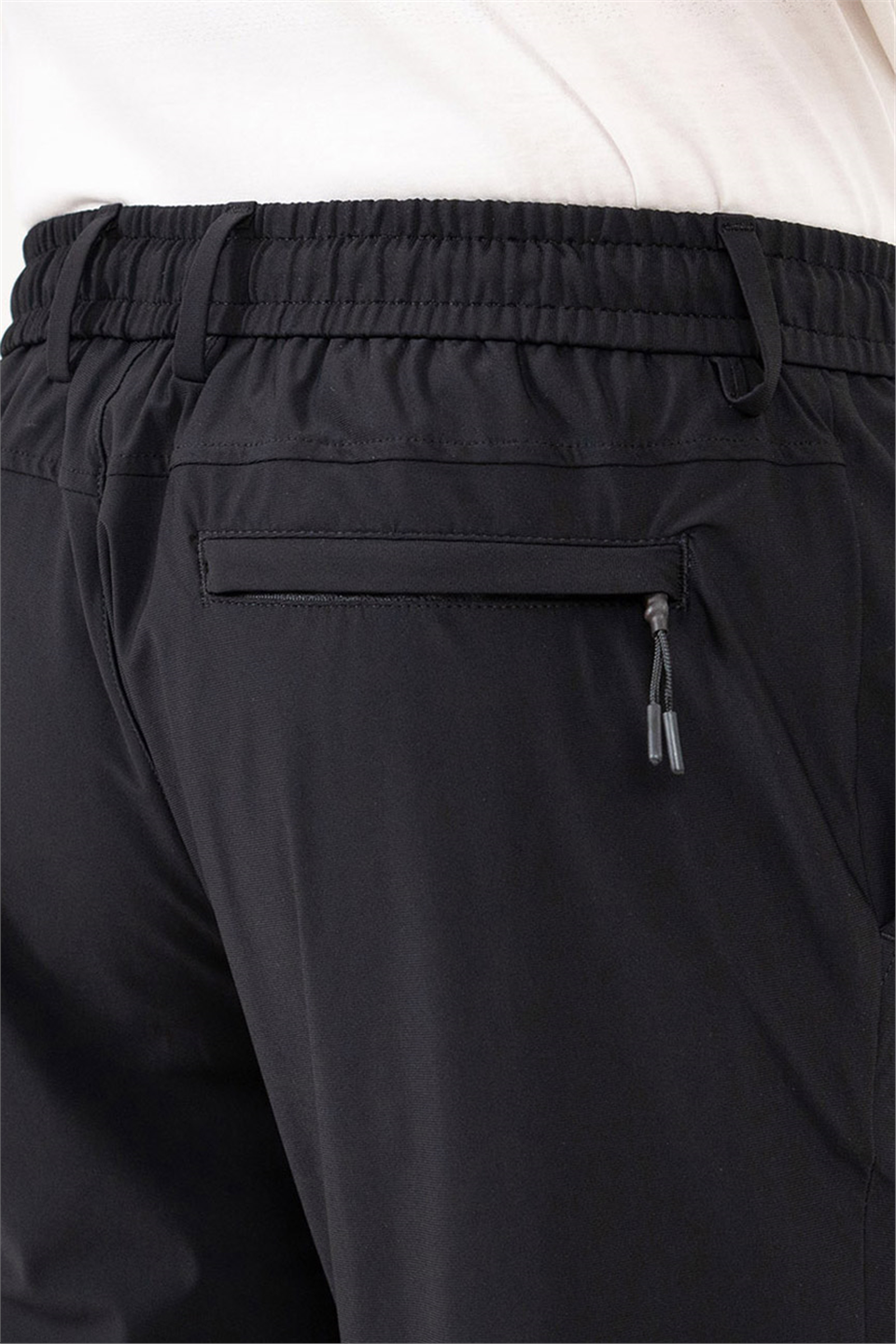 Beli Lastikli Arka Cebi Gizli Fermuarlı Jogger Erkek Pantolon