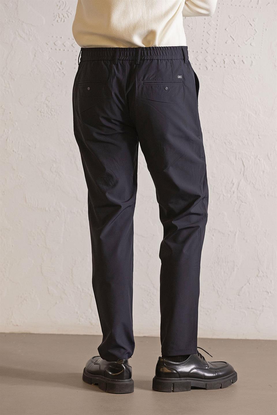 Beli Lastikli Arka Cepleri Çıtçıtı Jogger Erkek Pantolon