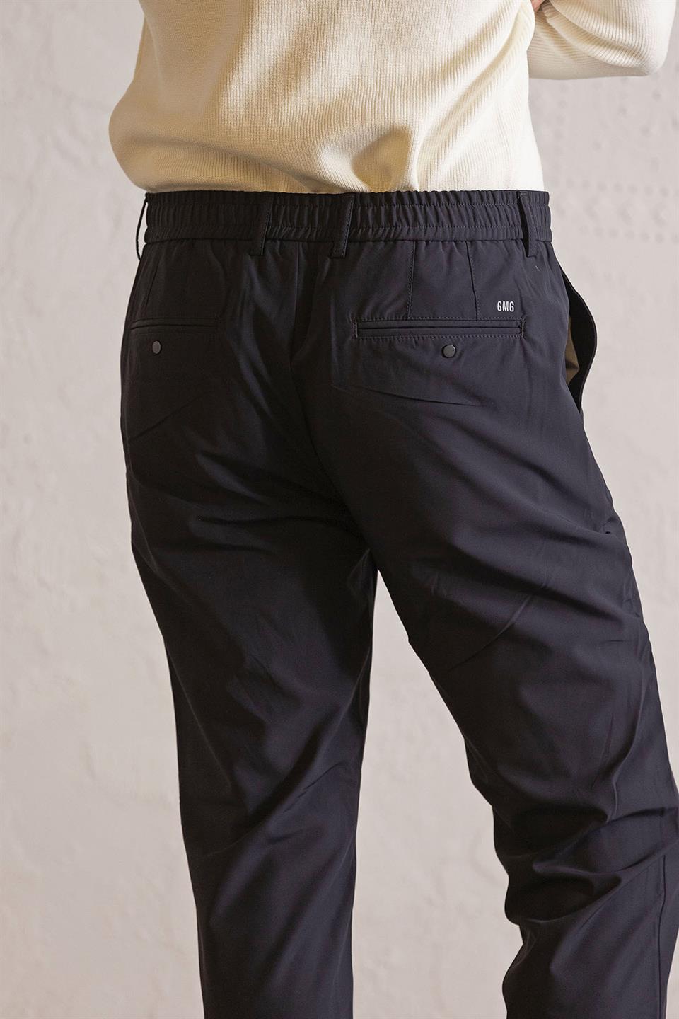 Beli Lastikli Arka Cepleri Çıtçıtı Jogger Erkek Pantolon