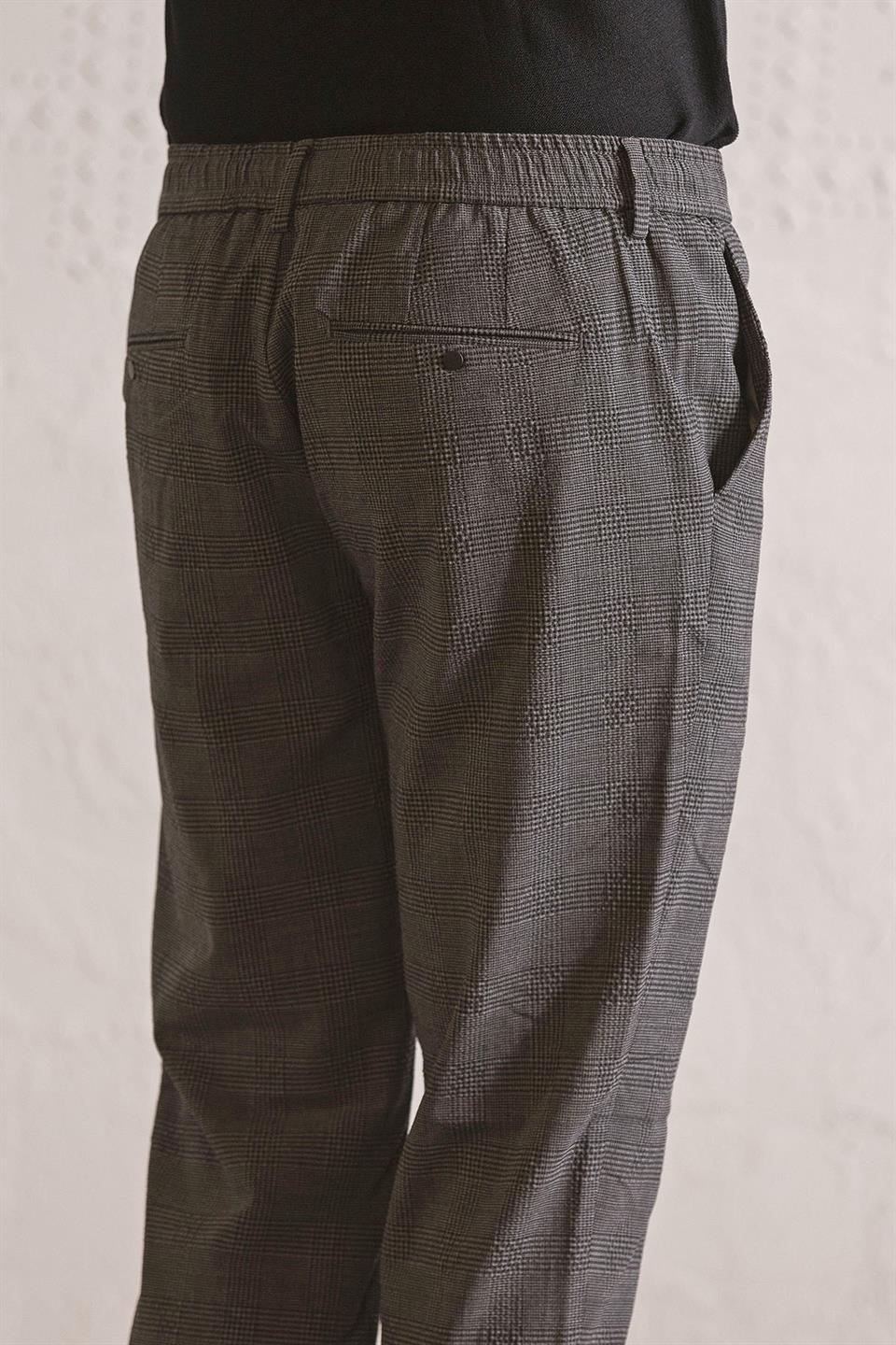 Beli Lastikli Arka Cepleri Çıtçıtlı Jogger Erkek Pantolon