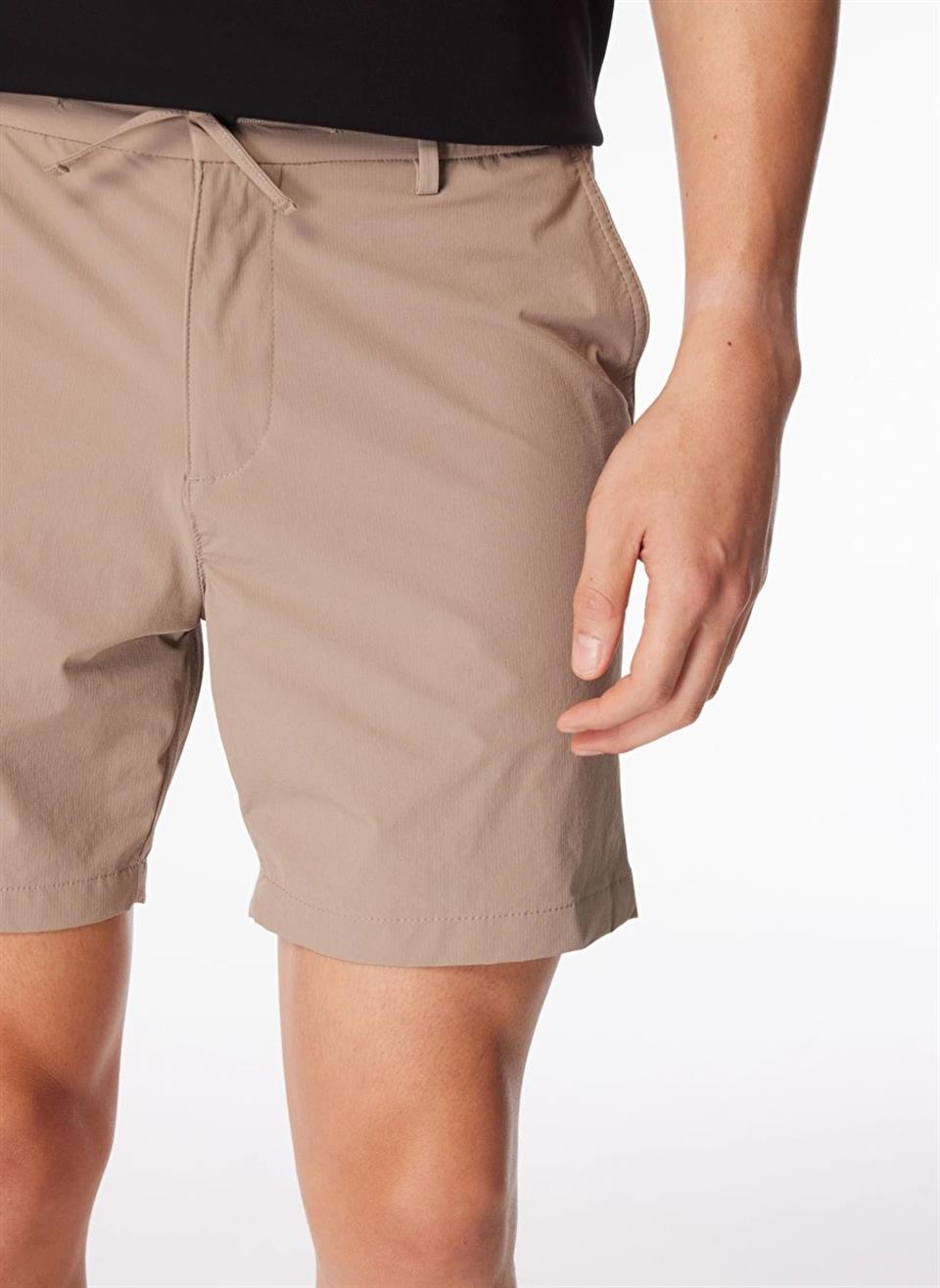 Beli Lastikli Arkası Fleto Cepli Jogger Erkek Şort