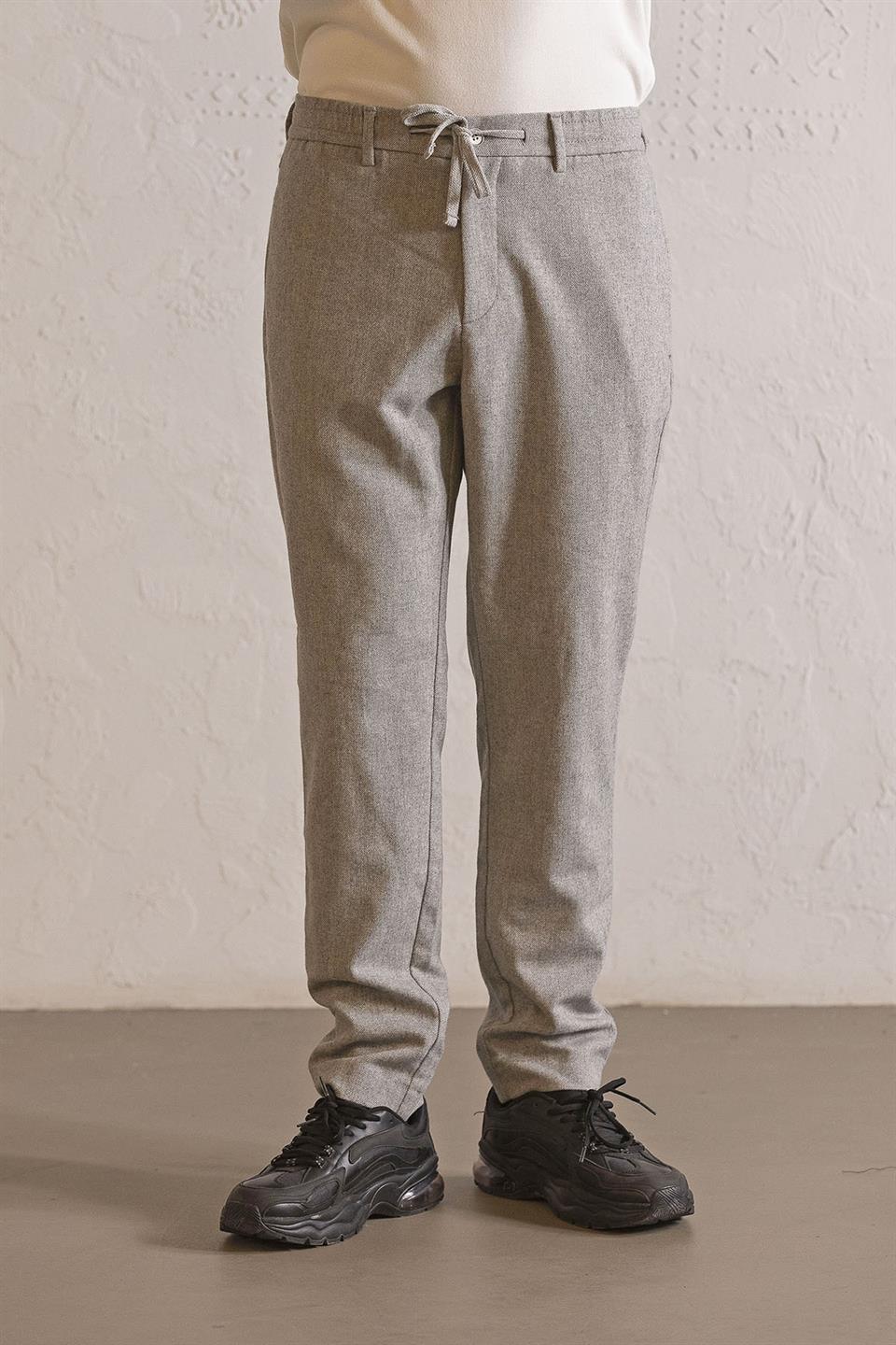 Beli Lastikli Çıtçıtlı Jogger Erkek Pantolon