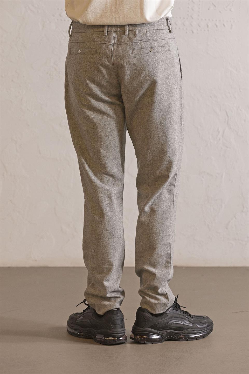 Beli Lastikli Çıtçıtlı Jogger Erkek Pantolon