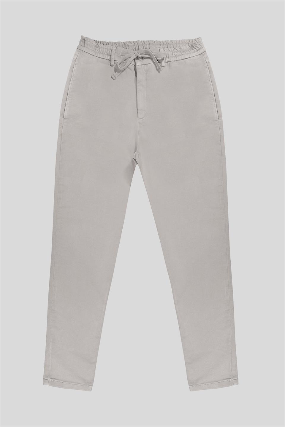 Beli Lastikli Dik Cep Arka Cep Çıtçıt Detaylı Erkek Pantolon