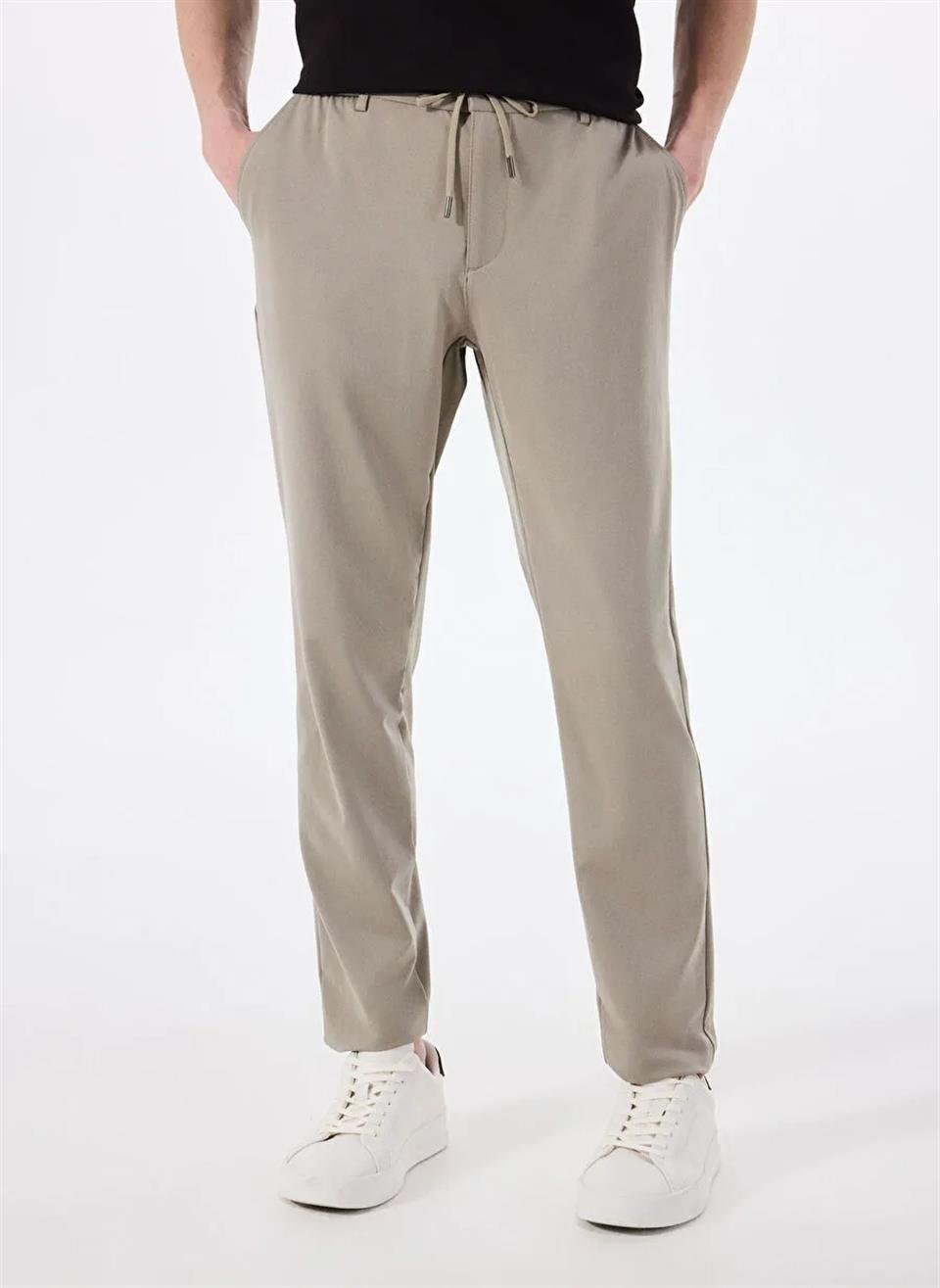 Beli Lastikli İstanbul Cep Arka Cep Çıtçıtlı Jogger Erkek Pantolon