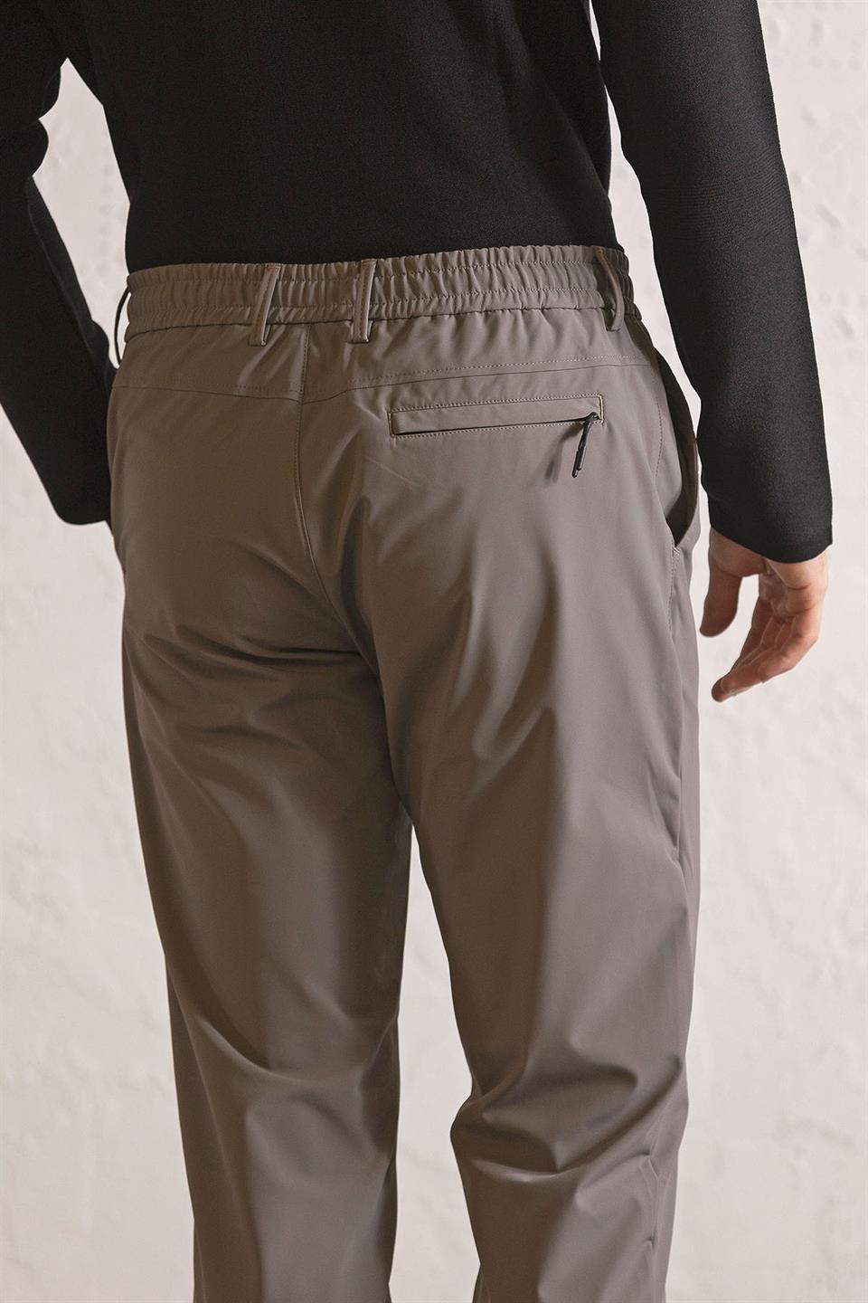 Beli Lastikli Tek Cep Jogger Erkek Pantolon