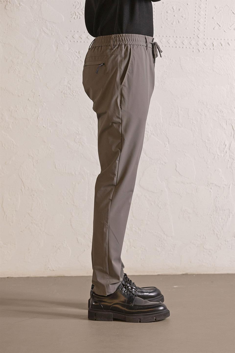 Beli Lastikli Tek Cep Jogger Erkek Pantolon