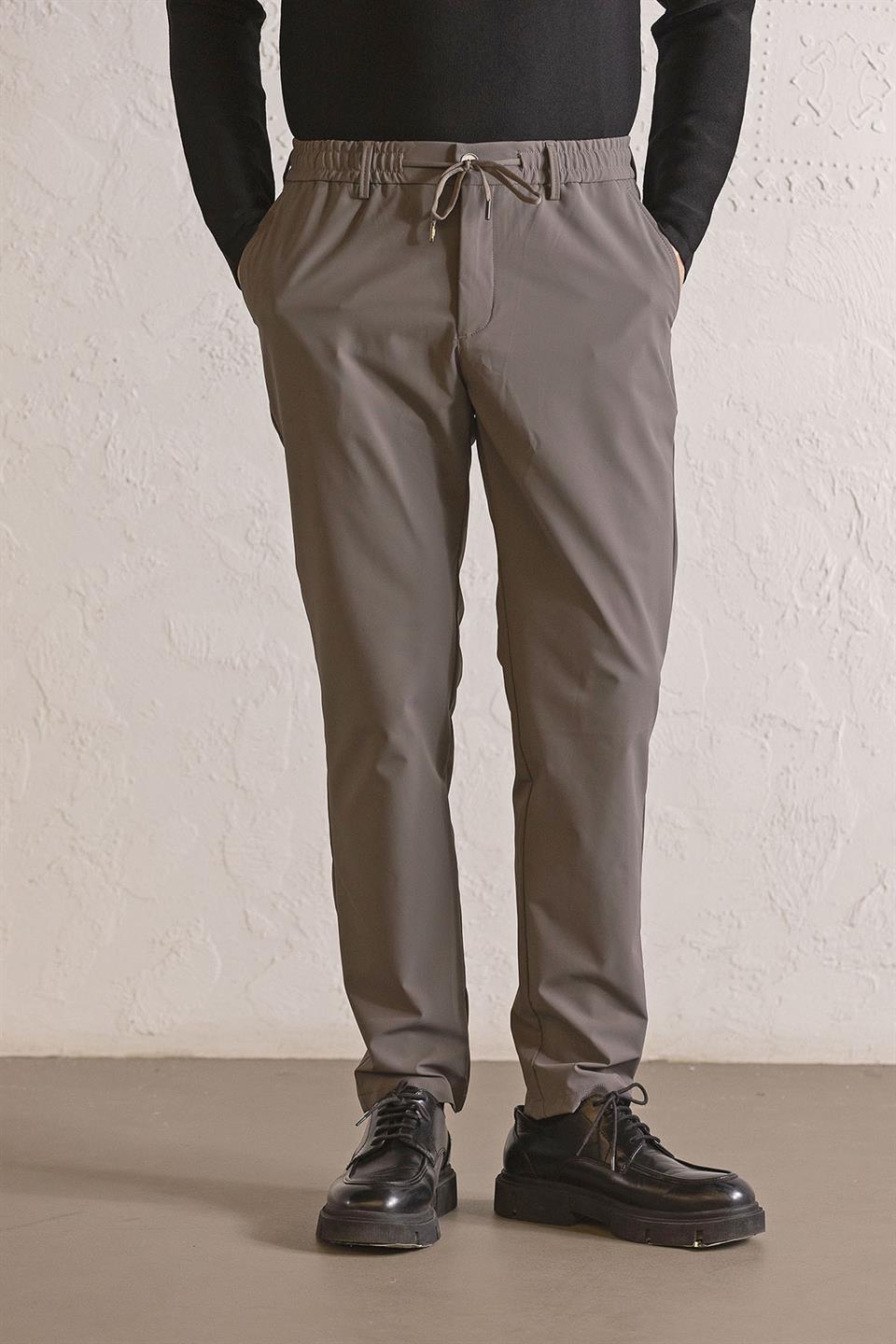 Beli Lastikli Tek Cep Jogger Erkek Pantolon