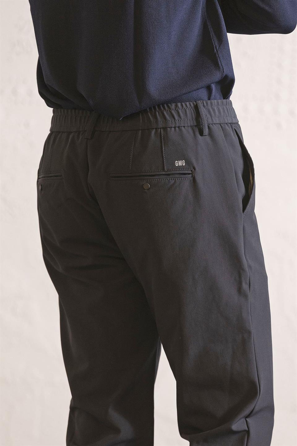 Beli Lastikli ve Bağcıklı Cepleri Çıtçıtlı Jogger Erkek Pantolon