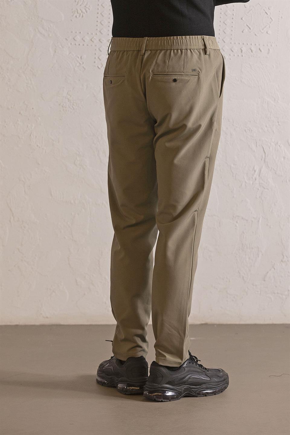 Beli Lastikli ve Bağcıklı Cepleri Çıtçıtlı Jogger Erkek Pantolon