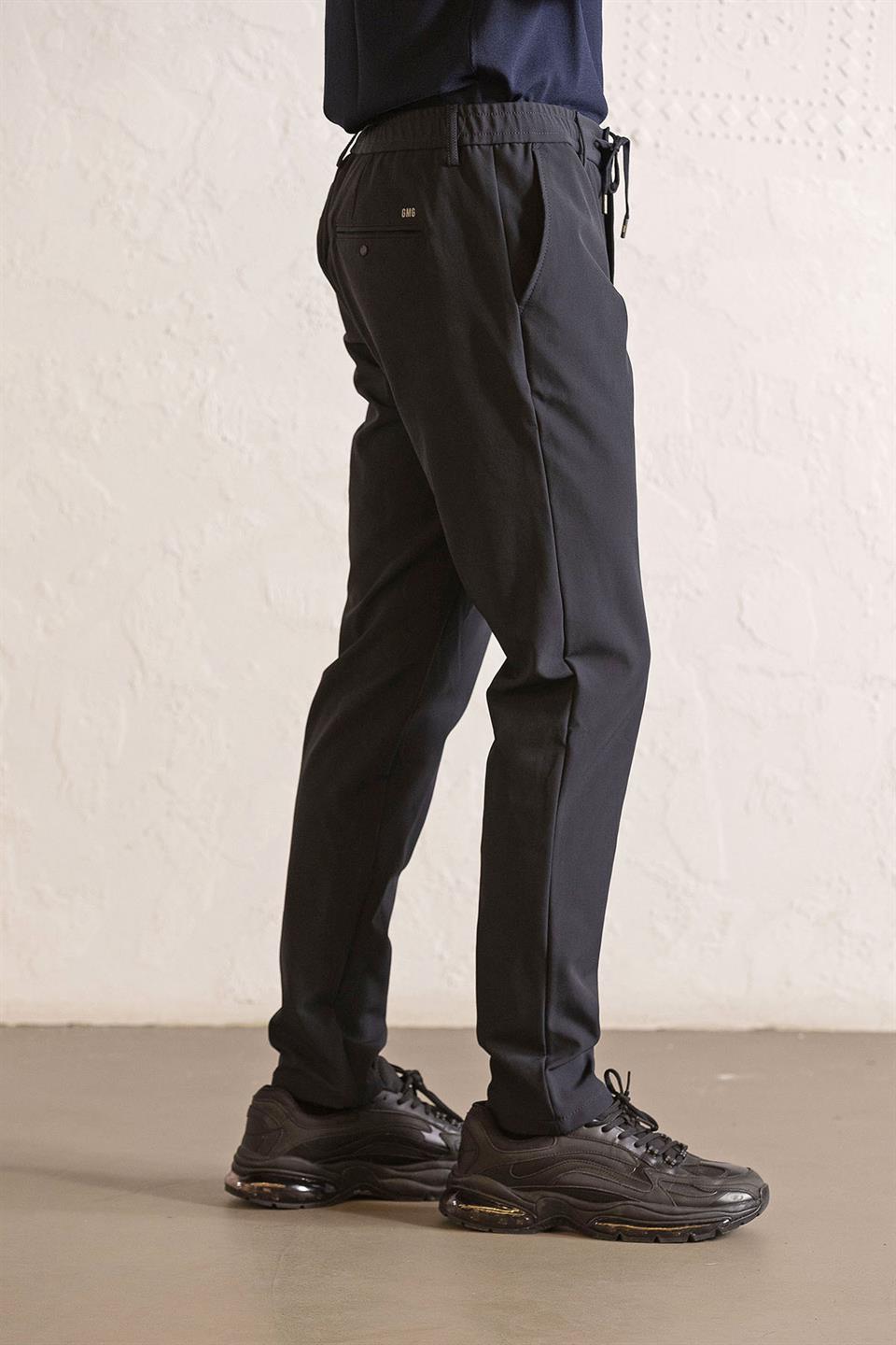 Beli Lastikli ve Bağcıklı Cepleri Çıtçıtlı Jogger Erkek Pantolon