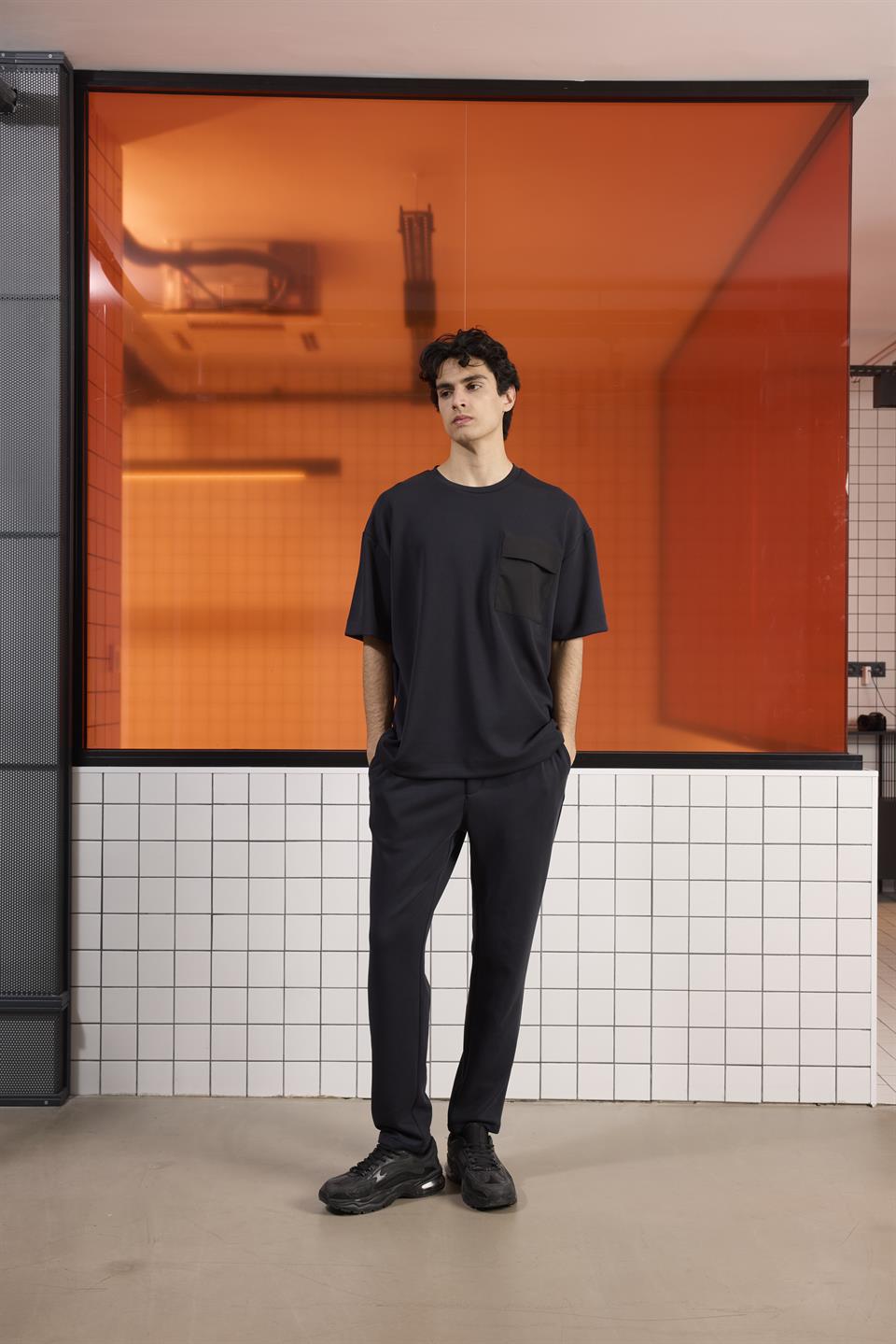 Beli Lastikli ve Bağcıklı İstanbul Cep Tasarımlı Erkek Pantolon