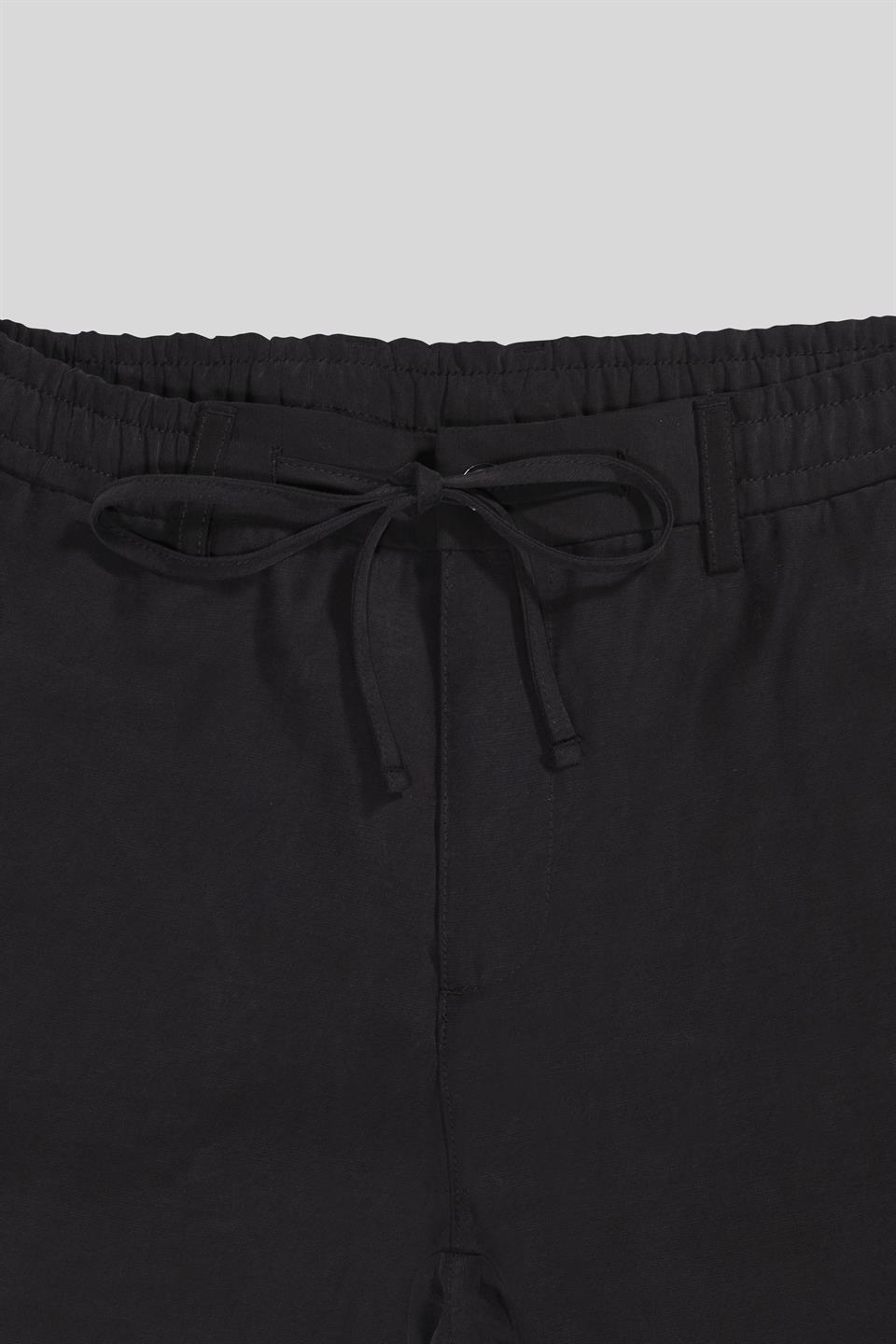 Beli Lastikli ve Bağcıklı İstanbul Cep Tasarımlı Erkek Pantolon