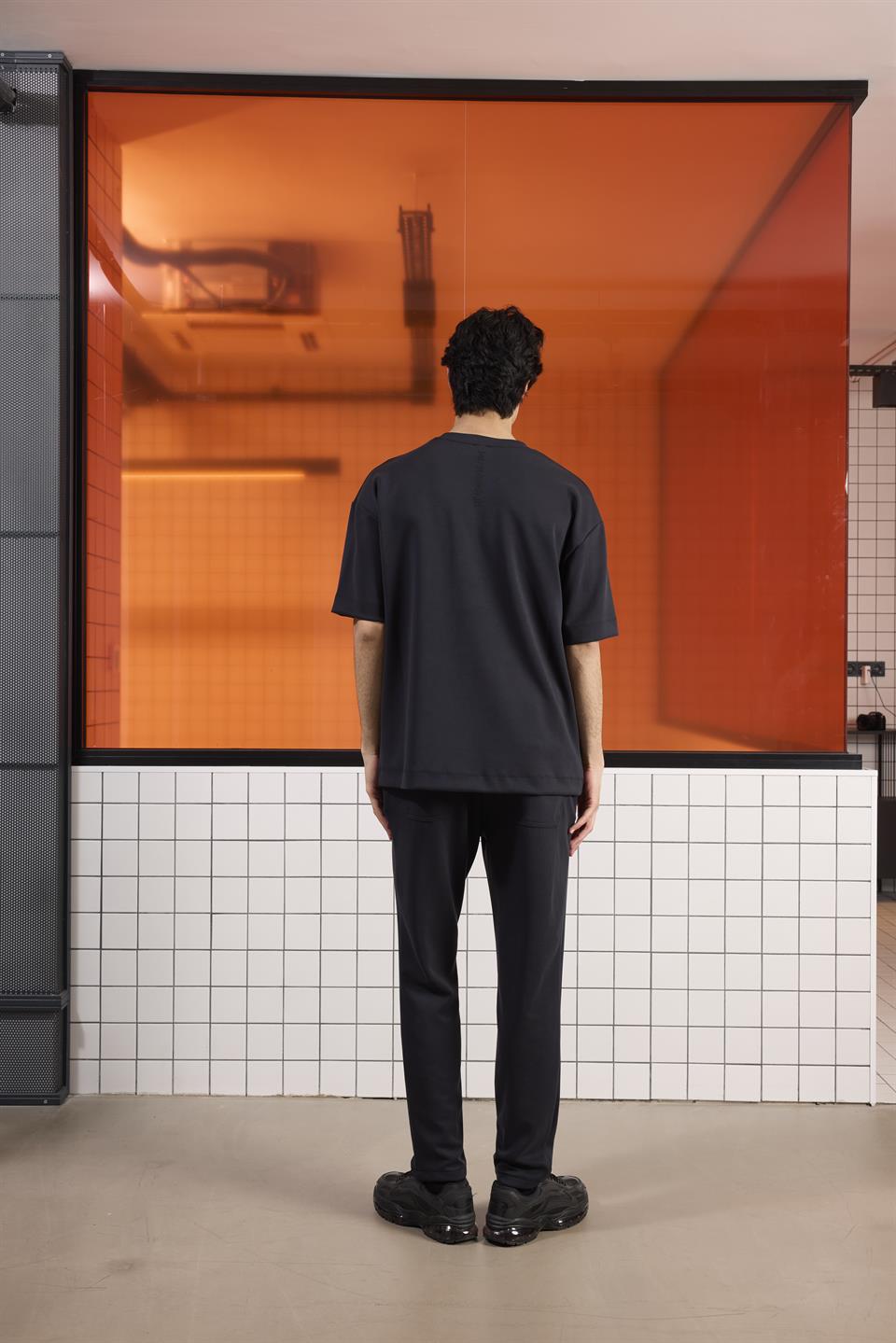 Beli Lastikli ve Bağcıklı İstanbul Cep Tasarımlı Erkek Pantolon