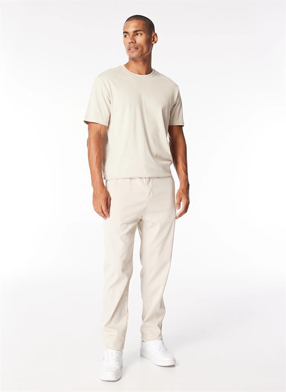 Beli Lastikli ve Kordonlu Jogger Erkek Pantolon