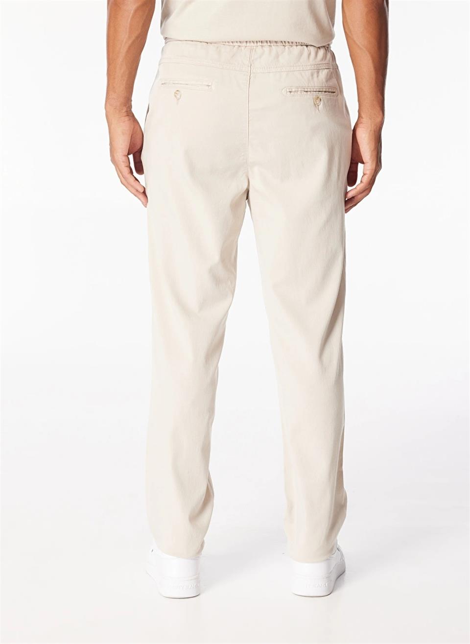 Beli Lastikli ve Kordonlu Jogger Erkek Pantolon