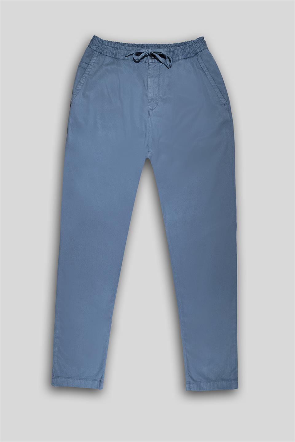 Beli Lastikli ve Kordonlu Jogger Erkek Pantolon