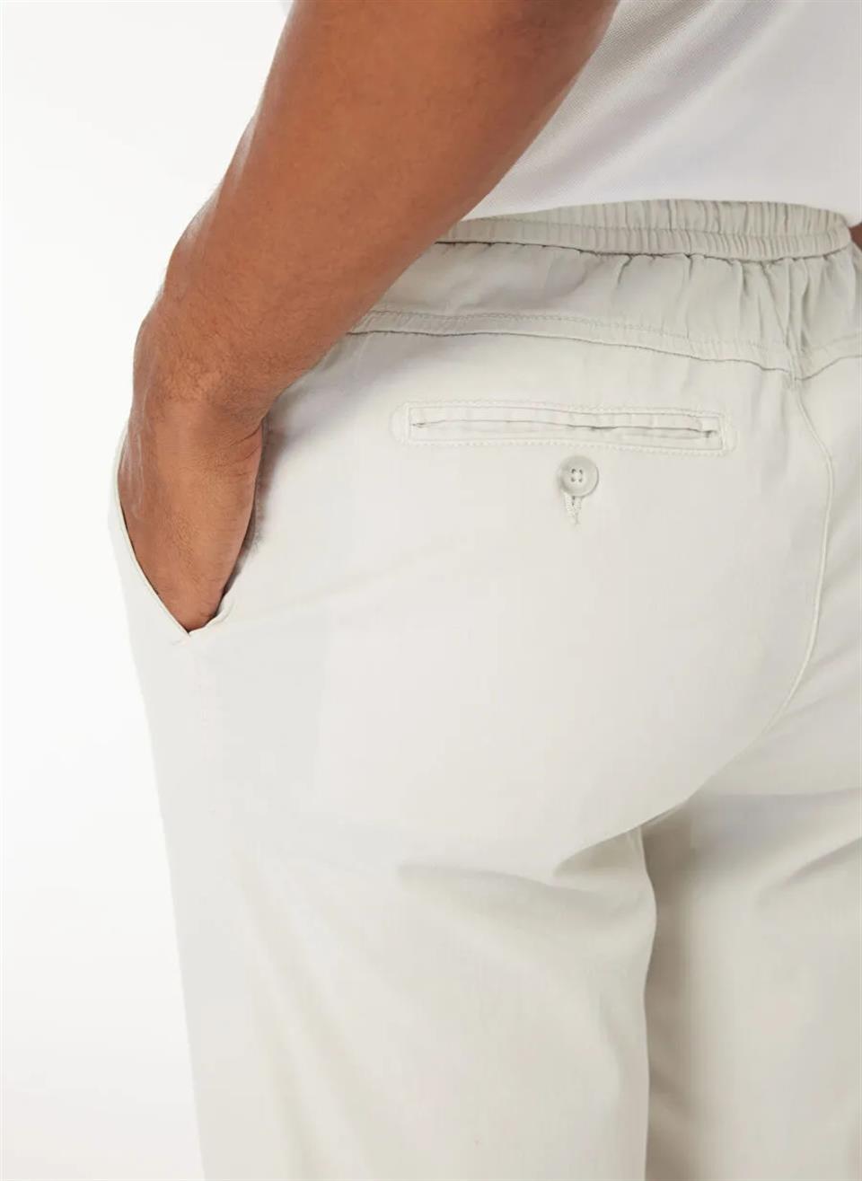 Beli Lastikli ve Kordonlu Jogger Erkek Pantolon