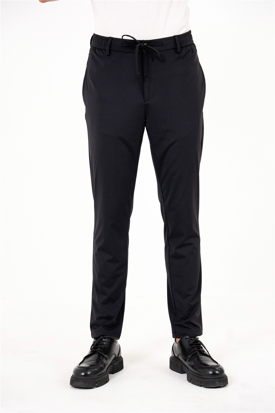 Beli Lastiklli Arkası Tek Fleto Jogger Erkek Pantolon