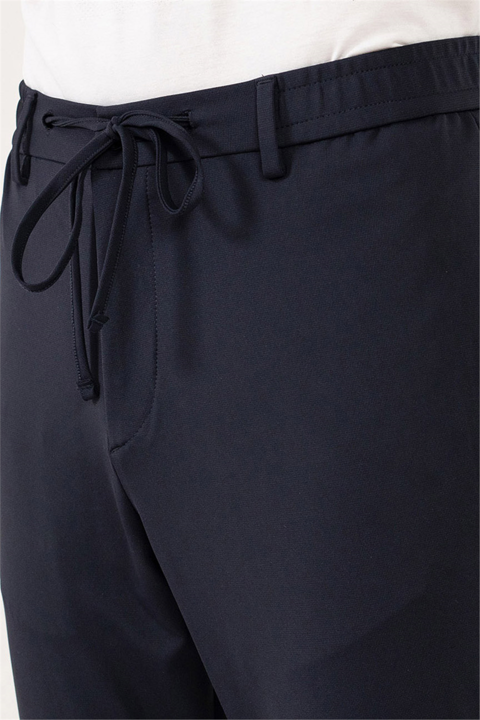 Beli Lastiklli Arkası Tek Fleto Jogger Erkek Pantolon