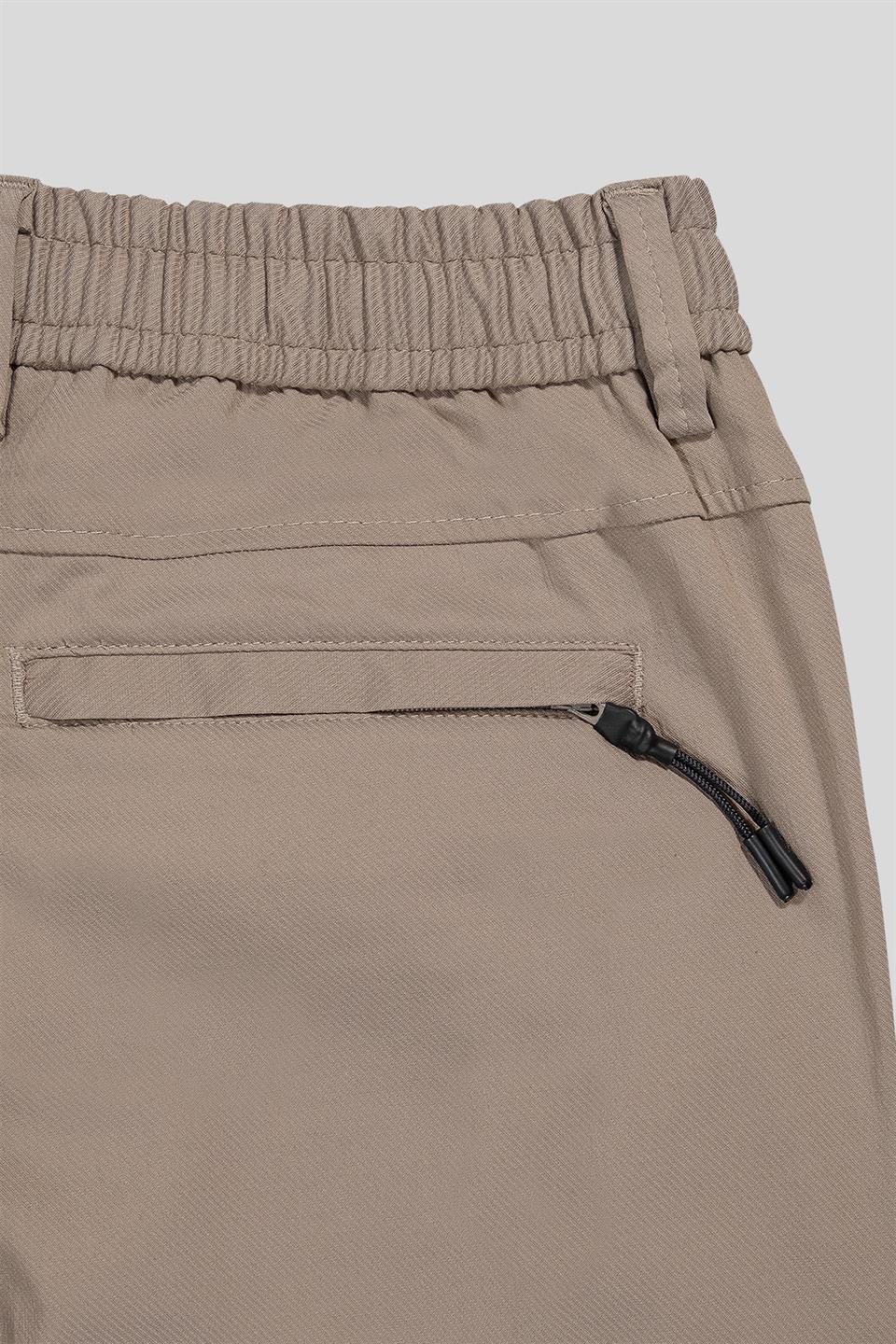 Beli Lastikli Dik Cep Arka Cep Fermuar Detaylı Jogger Erkek Pantolon