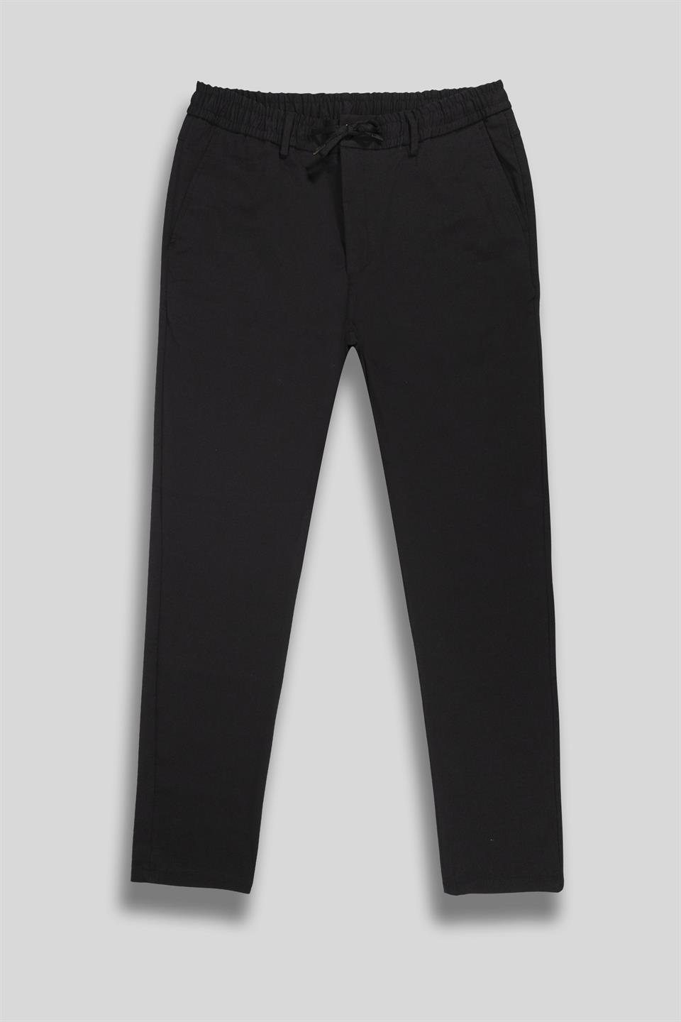 Beli Lastikli Dik Cep Arka Cep Fermuar Detaylı Jogger Erkek Pantolon