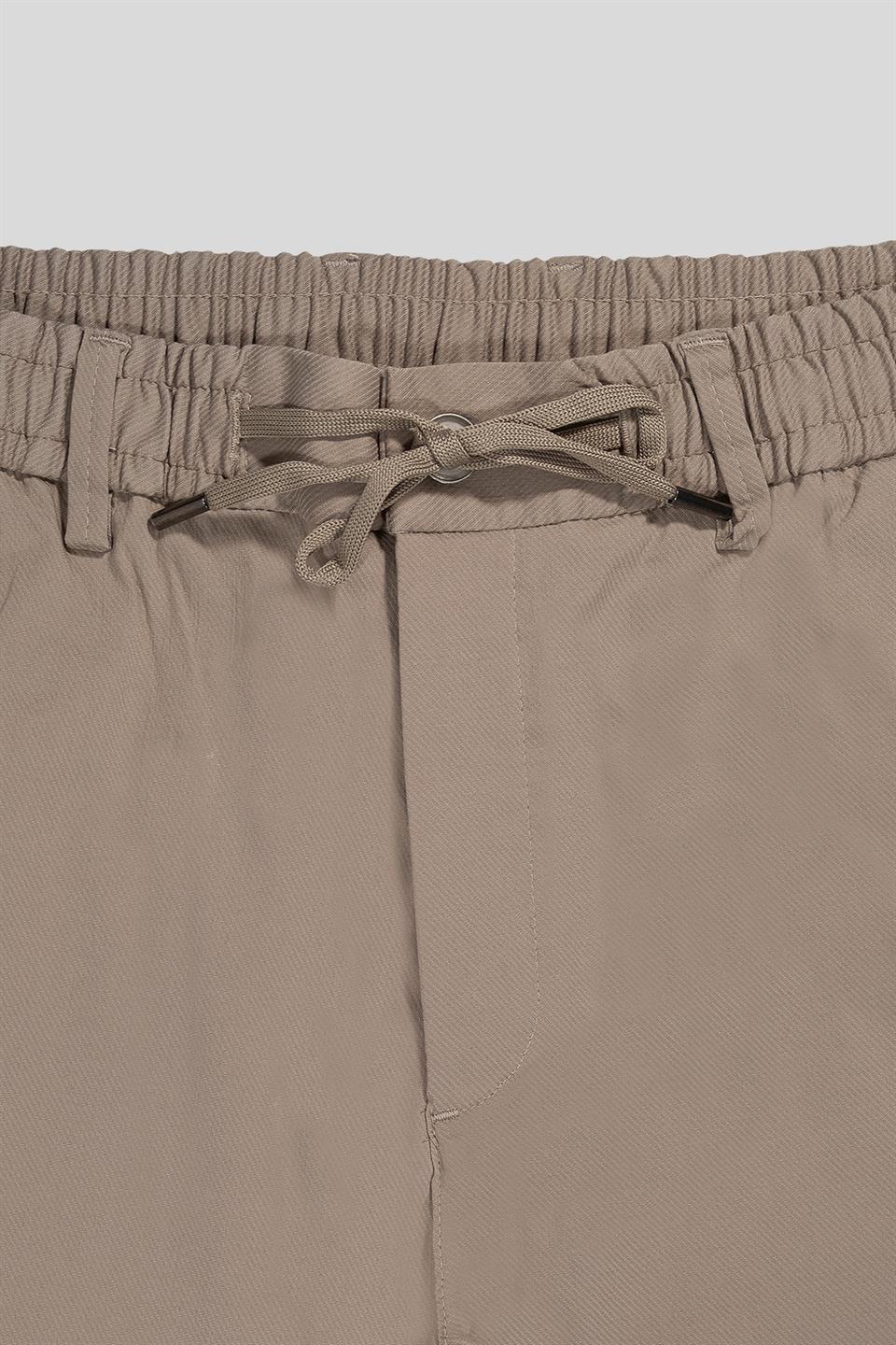 Beli Lastikli Dik Cep Arka Cep Fermuar Detaylı Jogger Erkek Pantolon