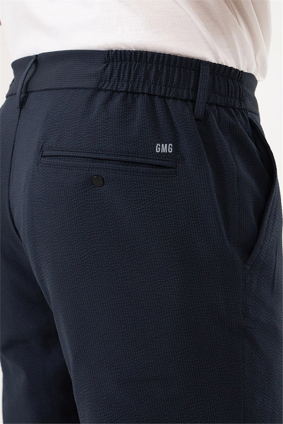 Beli Yarım Lastikli Arkası Çift Fleto Jogger Erkek Pantolon