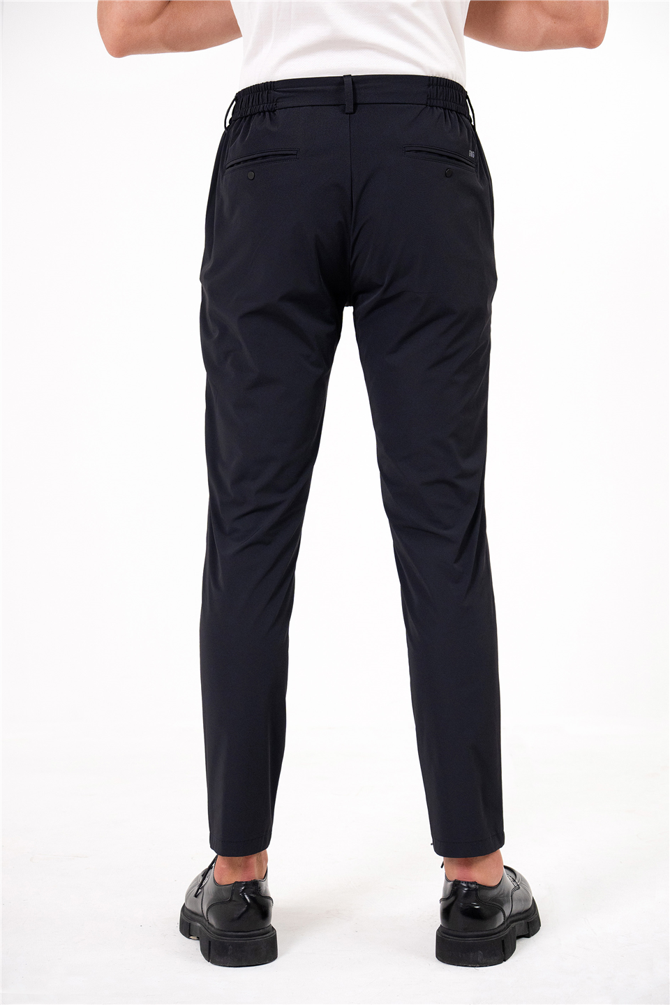Beli Yarım Lastikli Arkası Çift Fleto Jogger Erkek Pantolon
