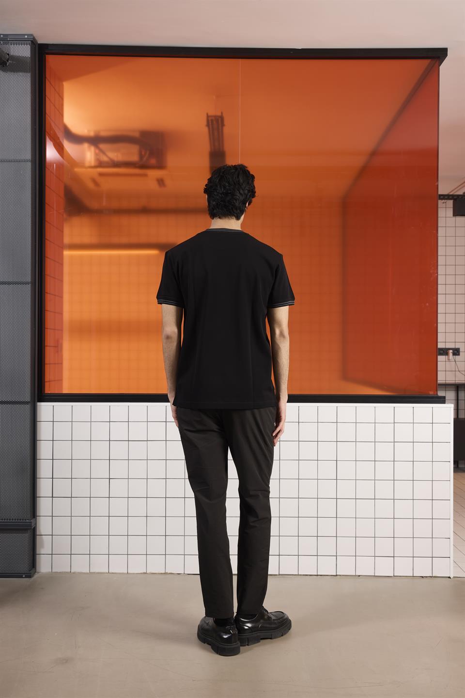 Beli Yarım Lastikli İstanbul Cep Arka Cep Çıtçıt Detaylı Erkek Pantolon