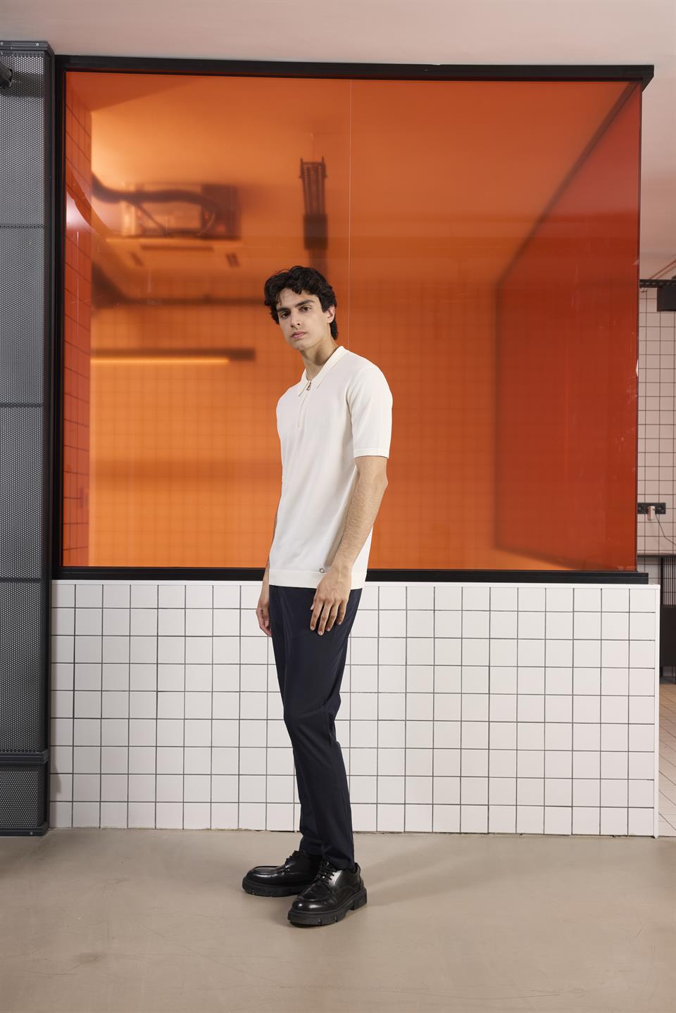 Beli Yarım Lastikli İstanbul Cep Arka Cep Çıtçıt Detaylı Erkek Pantolon