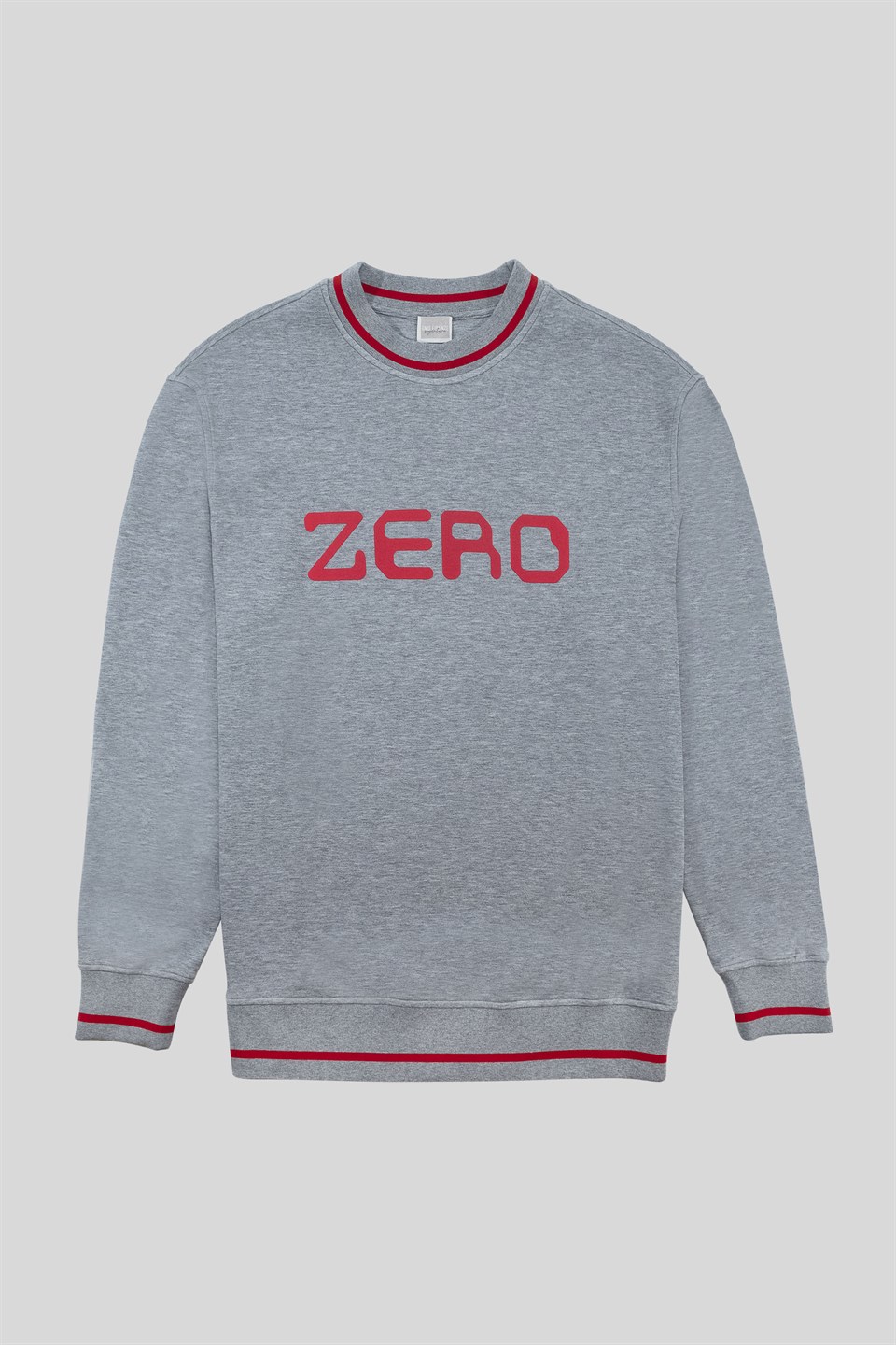 Bisiklet Yaka Baskı Detaylı Regular Fit Erkek Sweatshirt