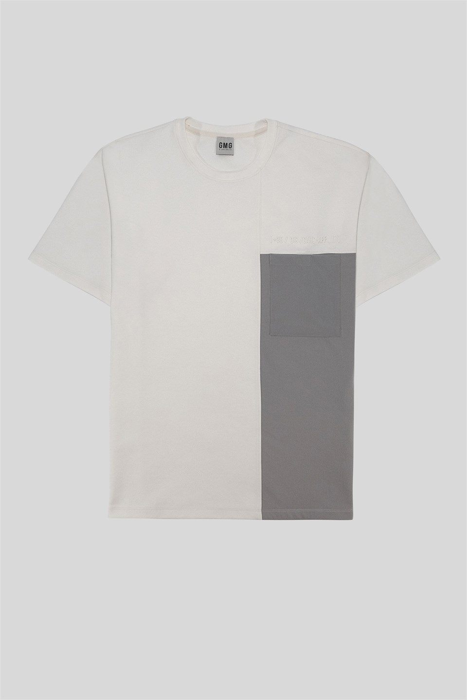 Bisiklet Yaka Cep Detaylı Oversize Erkek T-shirt