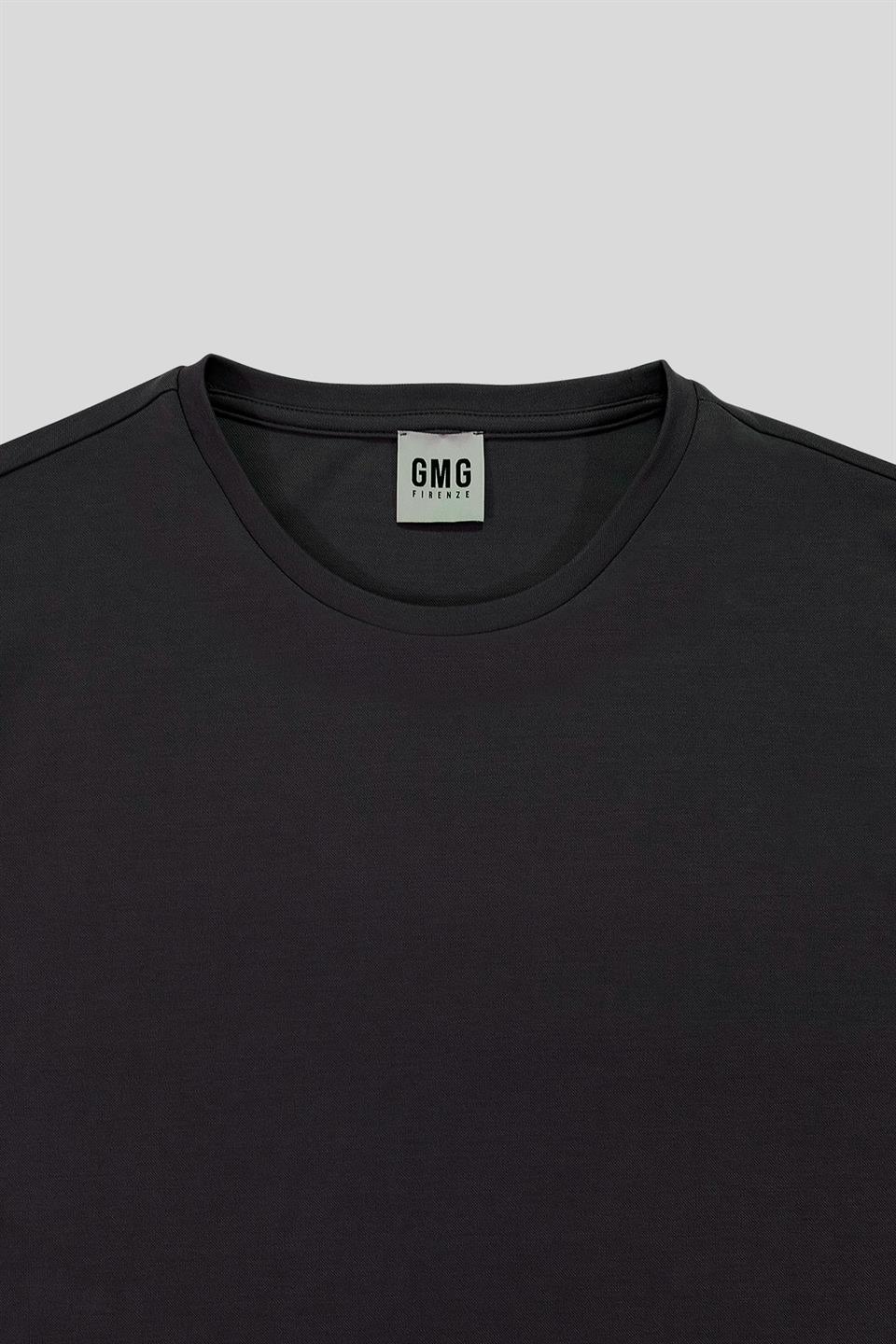 Bisiklet Yaka Kol Ucu Duble Modal Erkek T-shirt