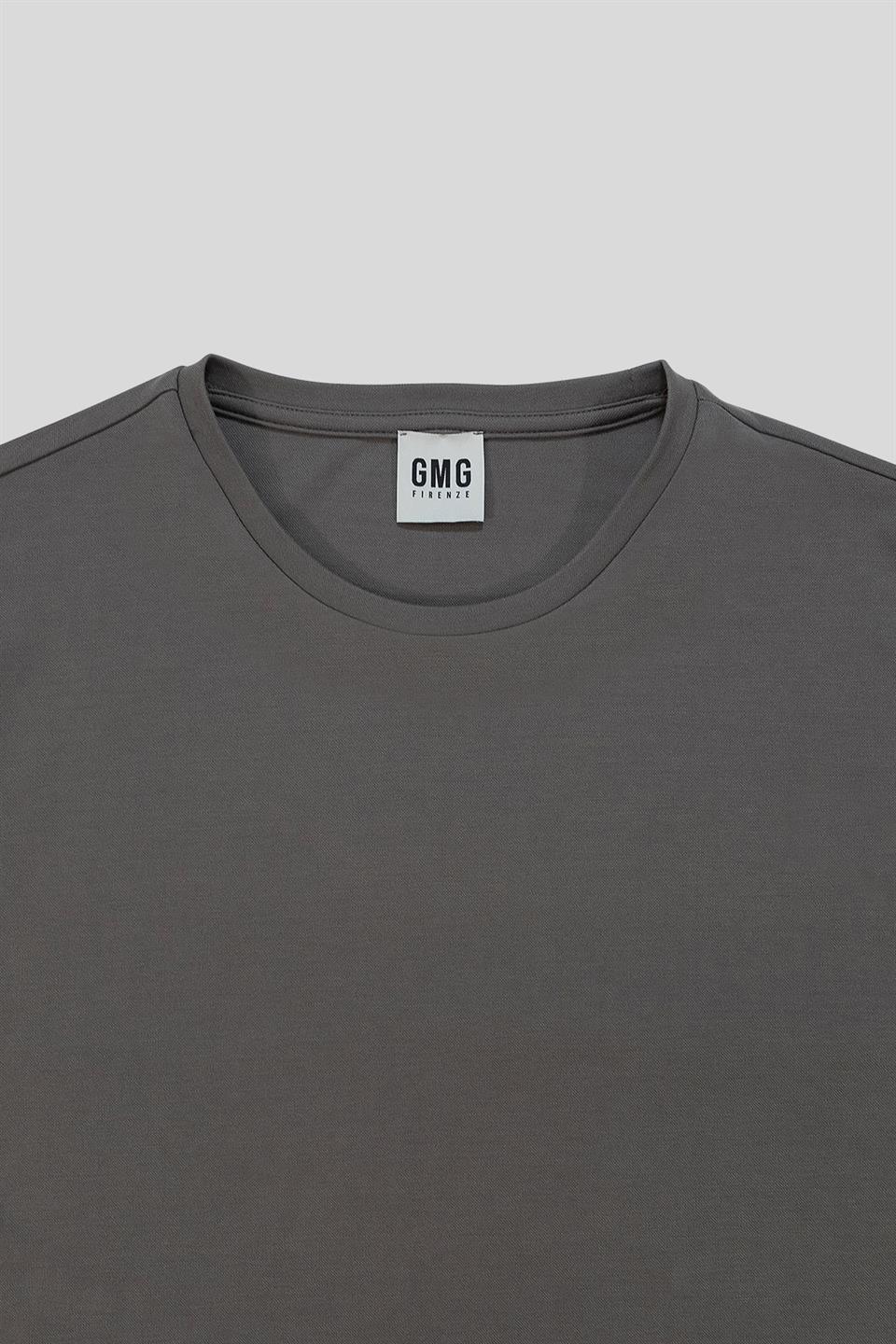 Bisiklet Yaka Kol Ucu Duble Modal Erkek T-shirt
