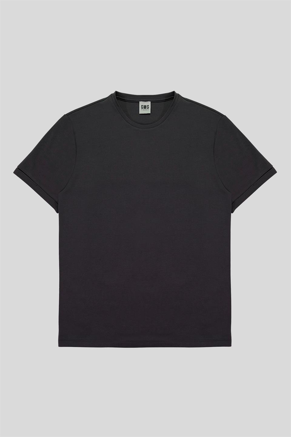 Bisiklet Yaka Kol Ucu Duble Modal Erkek T-shirt