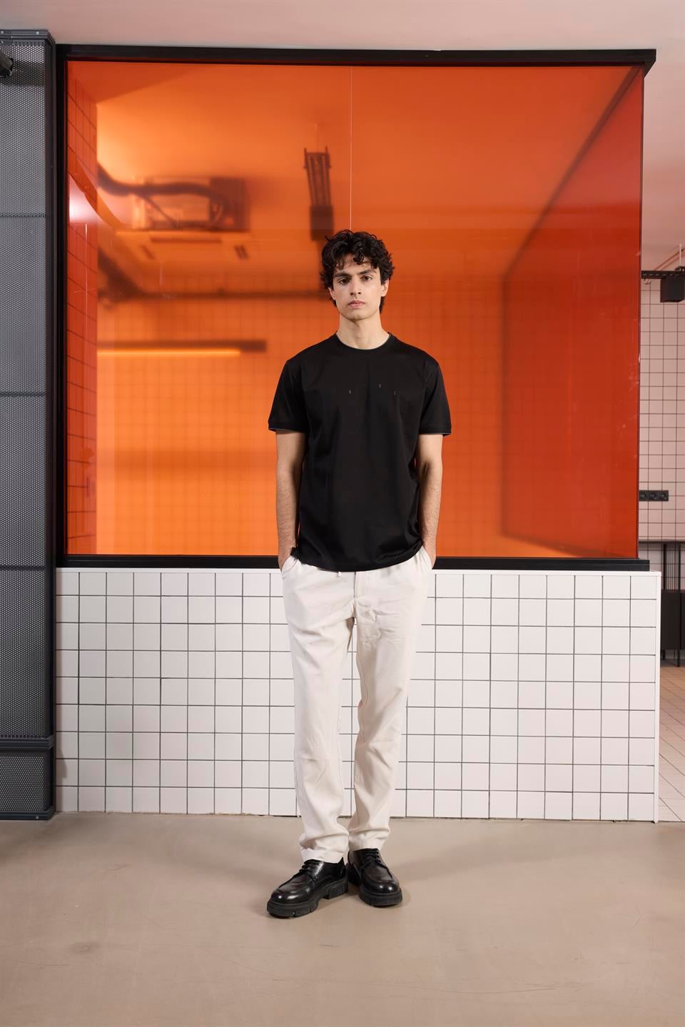 Bisiklet Yaka Merserize Slim Fit Erkek T-shirt