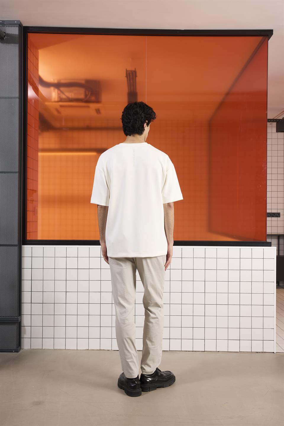 Bisiklet Yaka Modal Erkek T-shirt