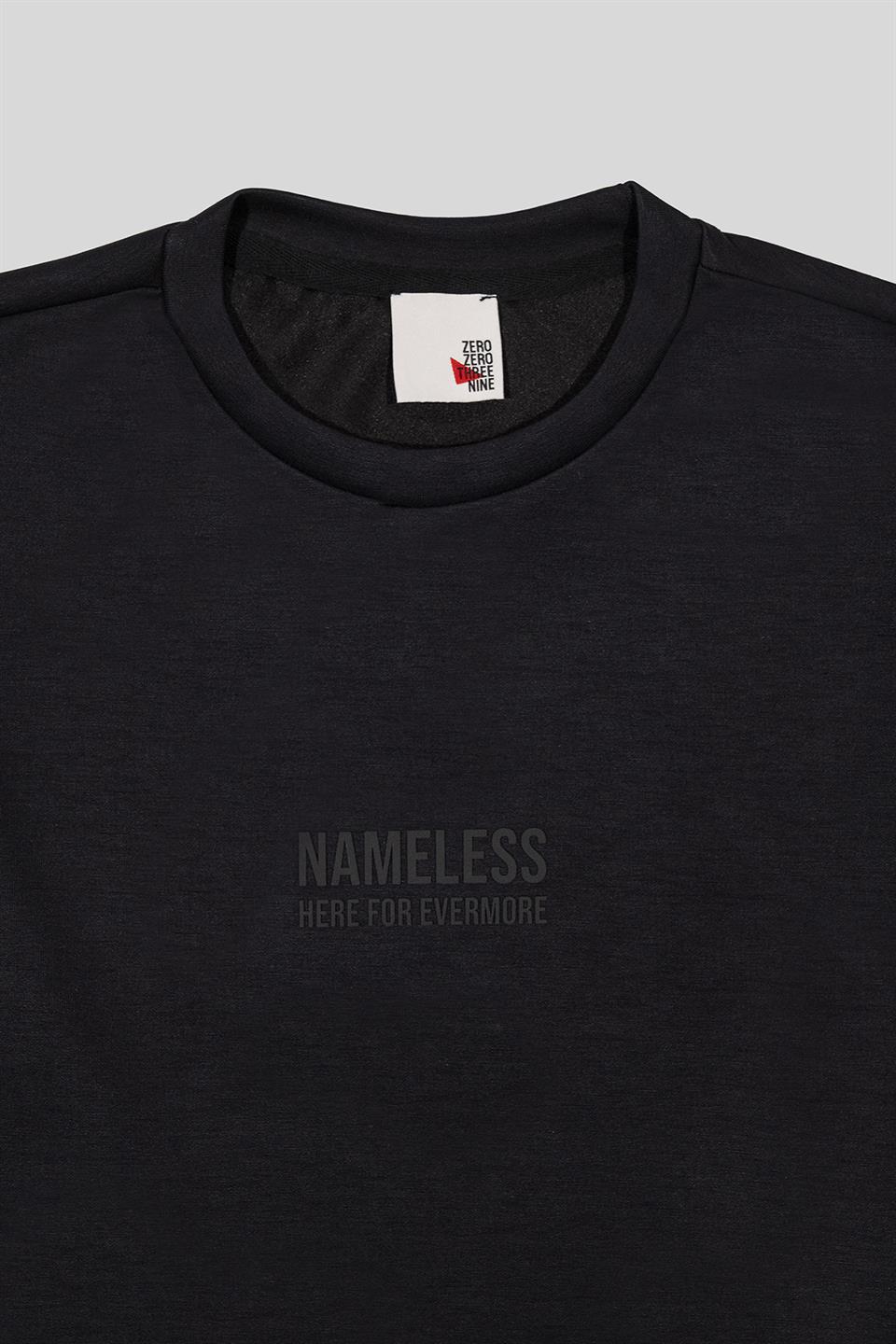 Bisiklet Yaka Ön Flexi Baskılı Kadın Crop