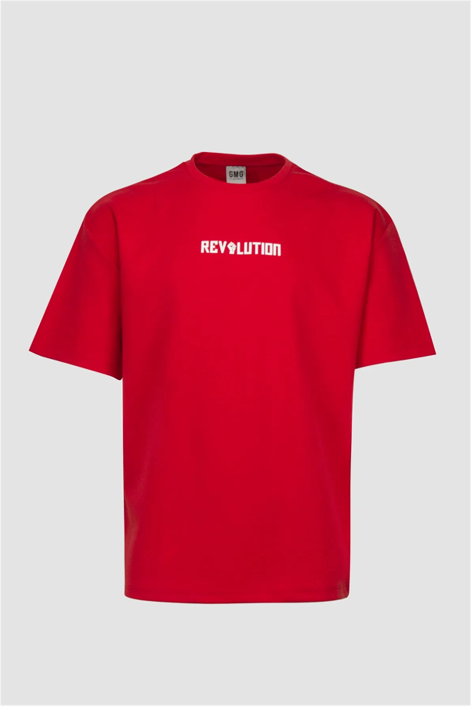 Bisiklet Yaka Oversize Baskılı