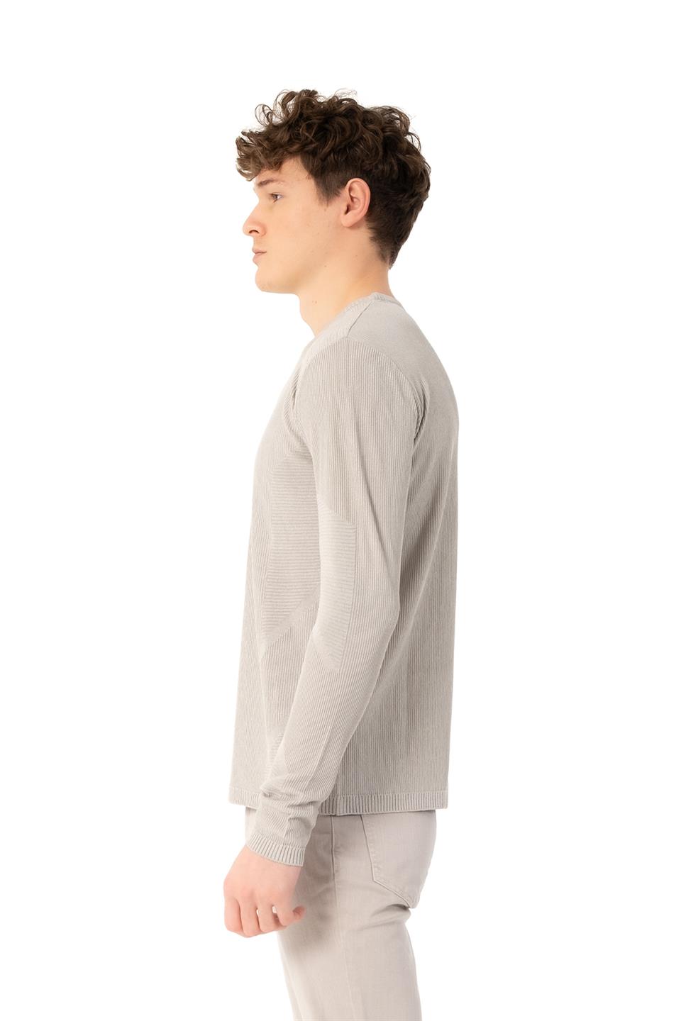 Bisiklet Yaka Slim Fit Erkek Kazak