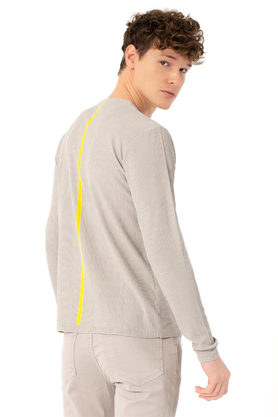 Bisiklet Yaka Slim Fit Erkek Kazak