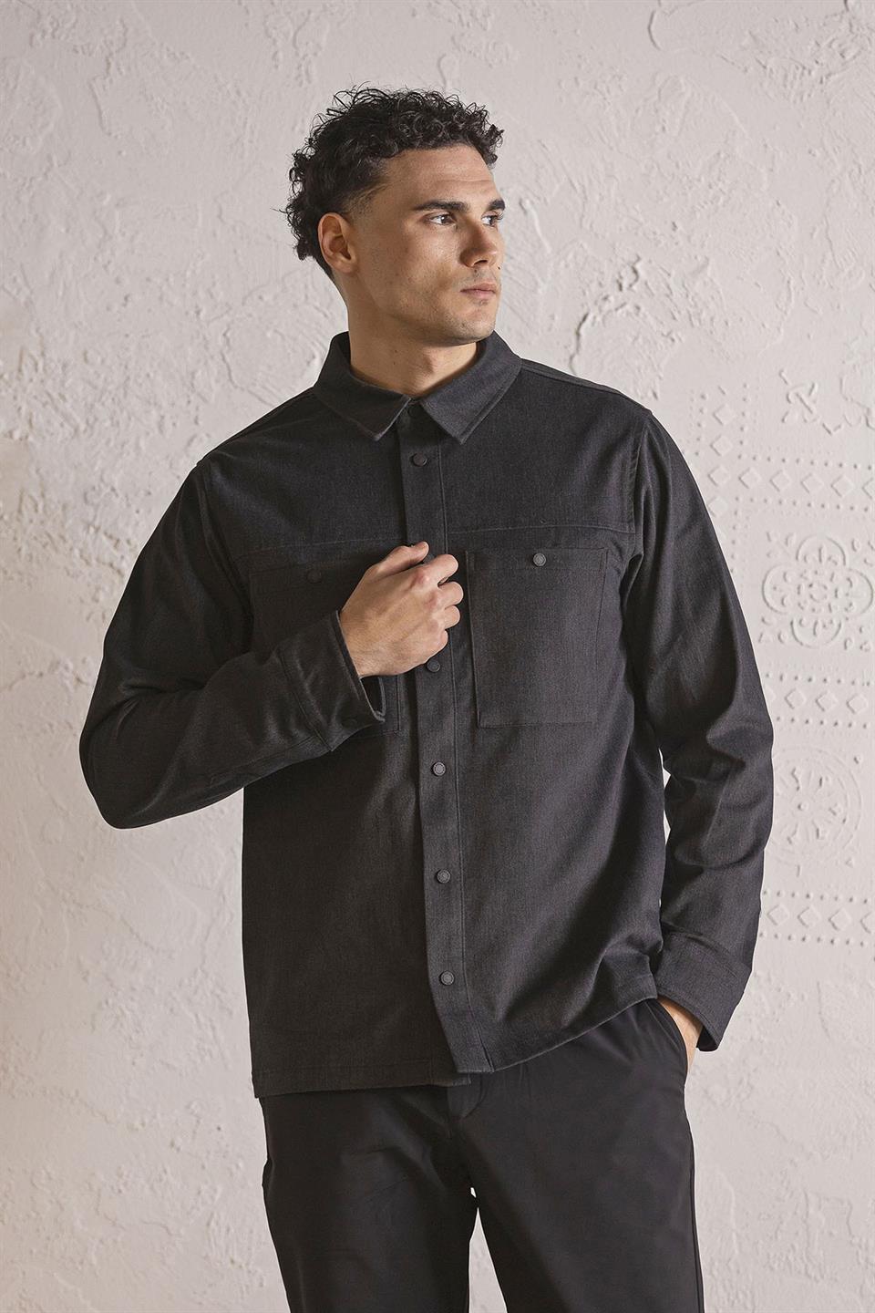 Çift Cepli Erkek Dış Gömlek