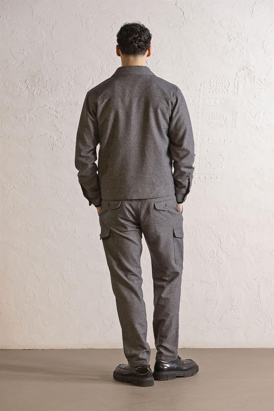 Çift Cepli Erkek Dış Gömlek