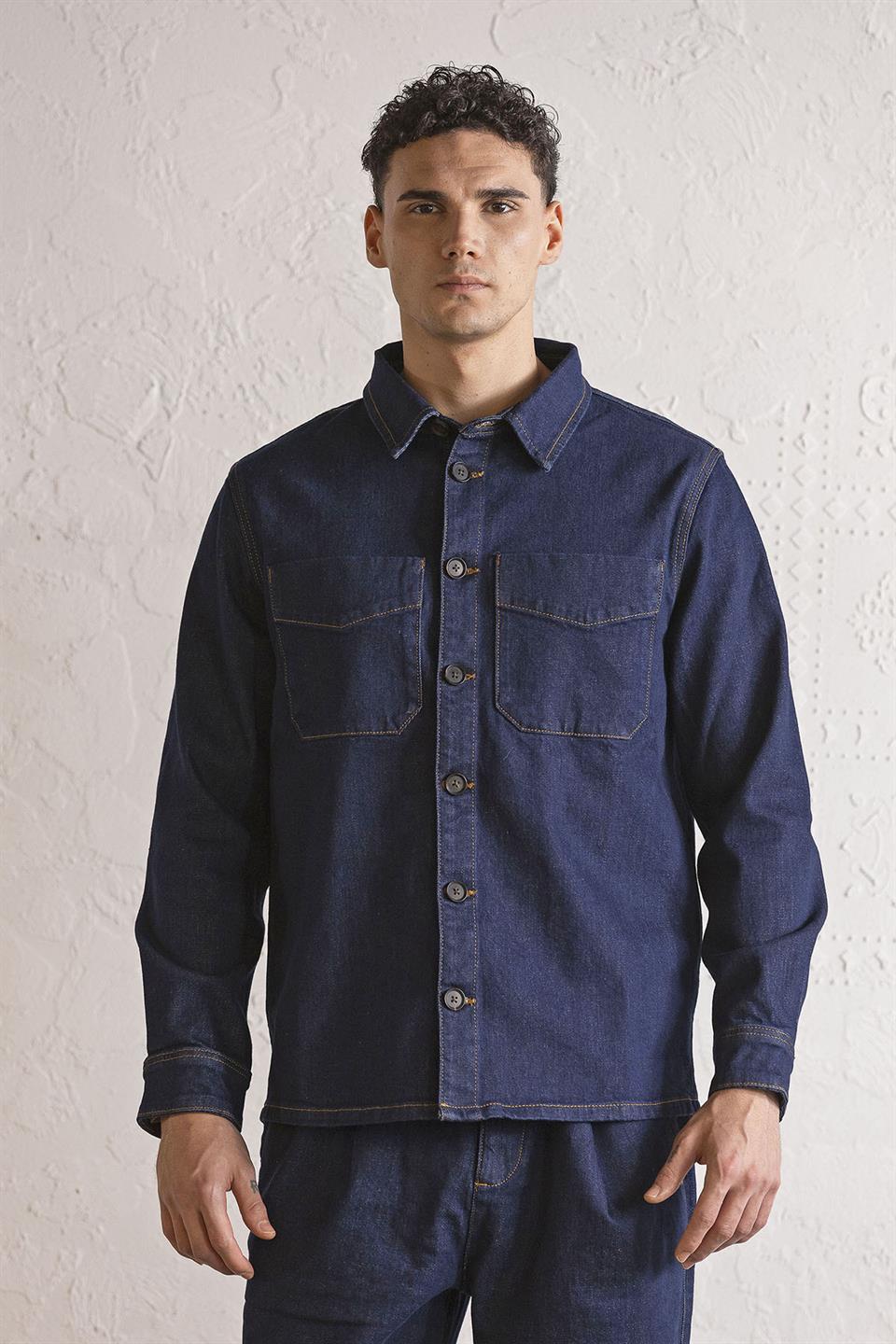 Denim Regular Fit Erkek Dış Gömlek