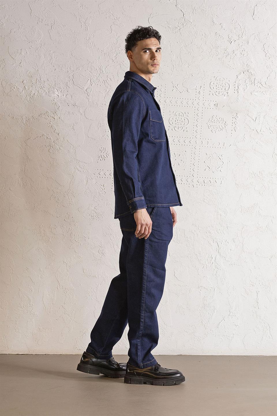 Denim Regular Fit Erkek Dış Gömlek