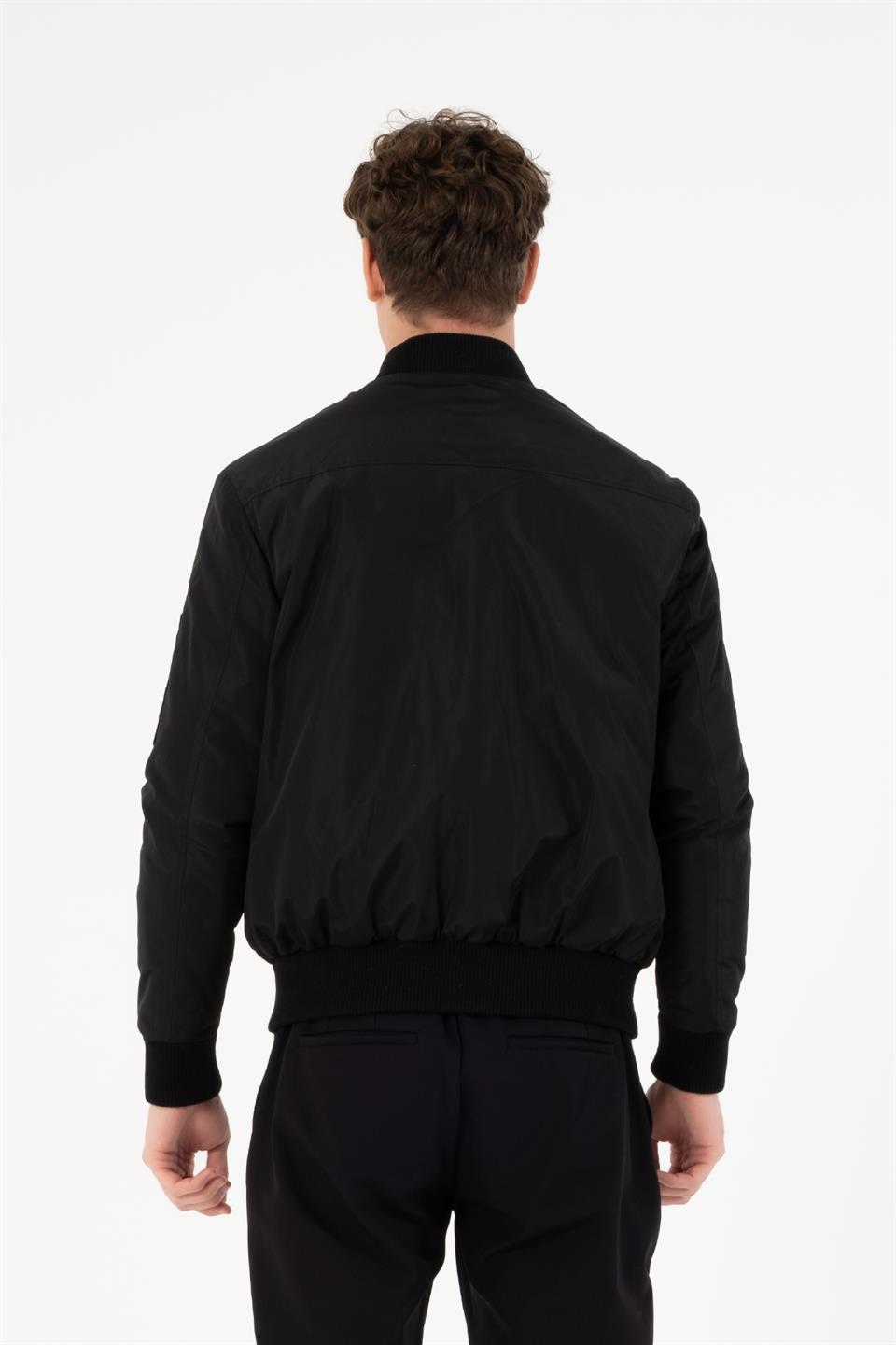 Dik Yaka Bomber Erkek Mont