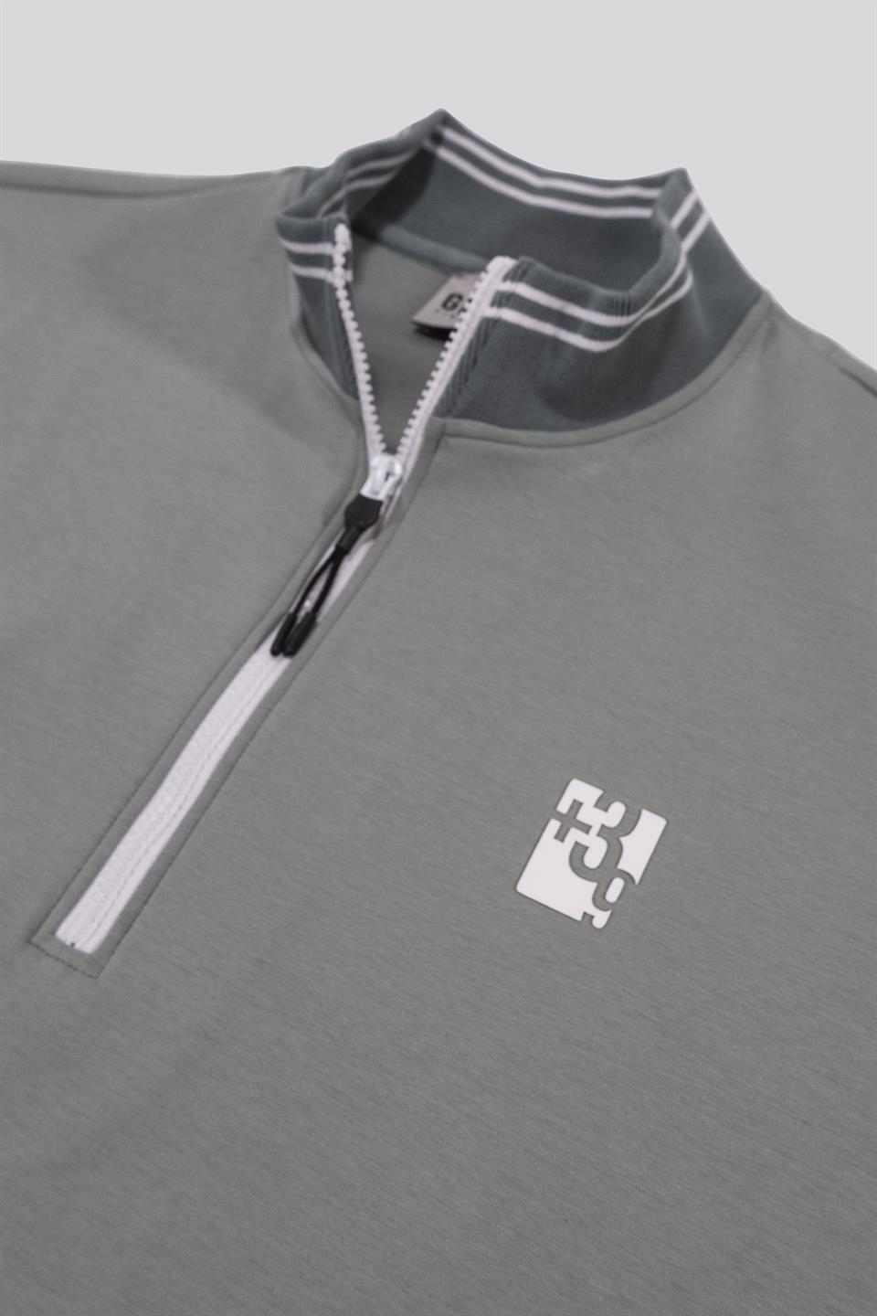 Dik Yaka Pamuklu Regular Fit Erkek T-shirt